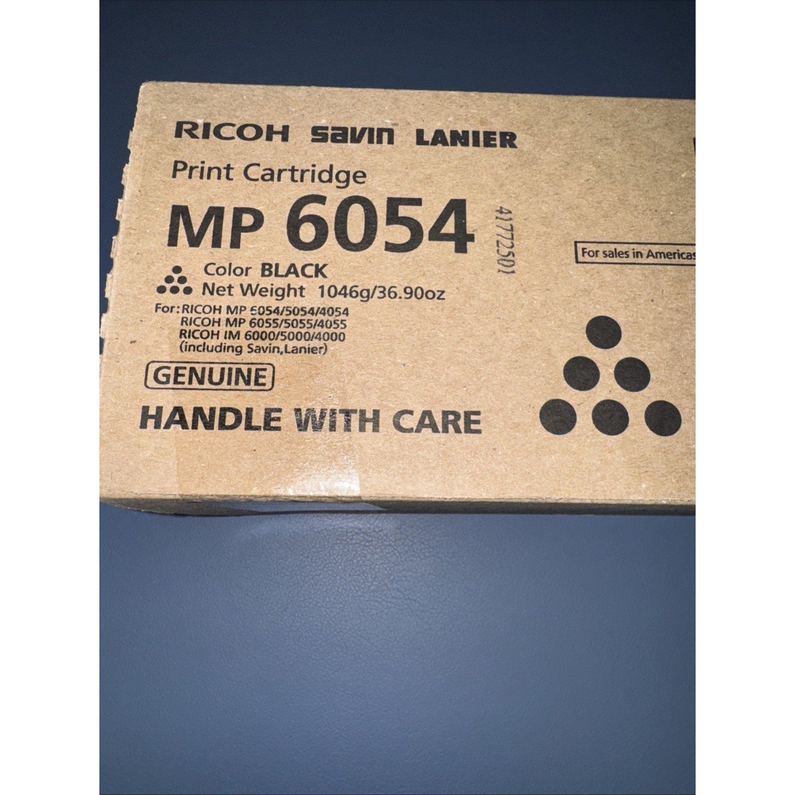 Ricoh Savin Lanier MP 6054 Print Cartridge Black New in Box EDP Code 842126