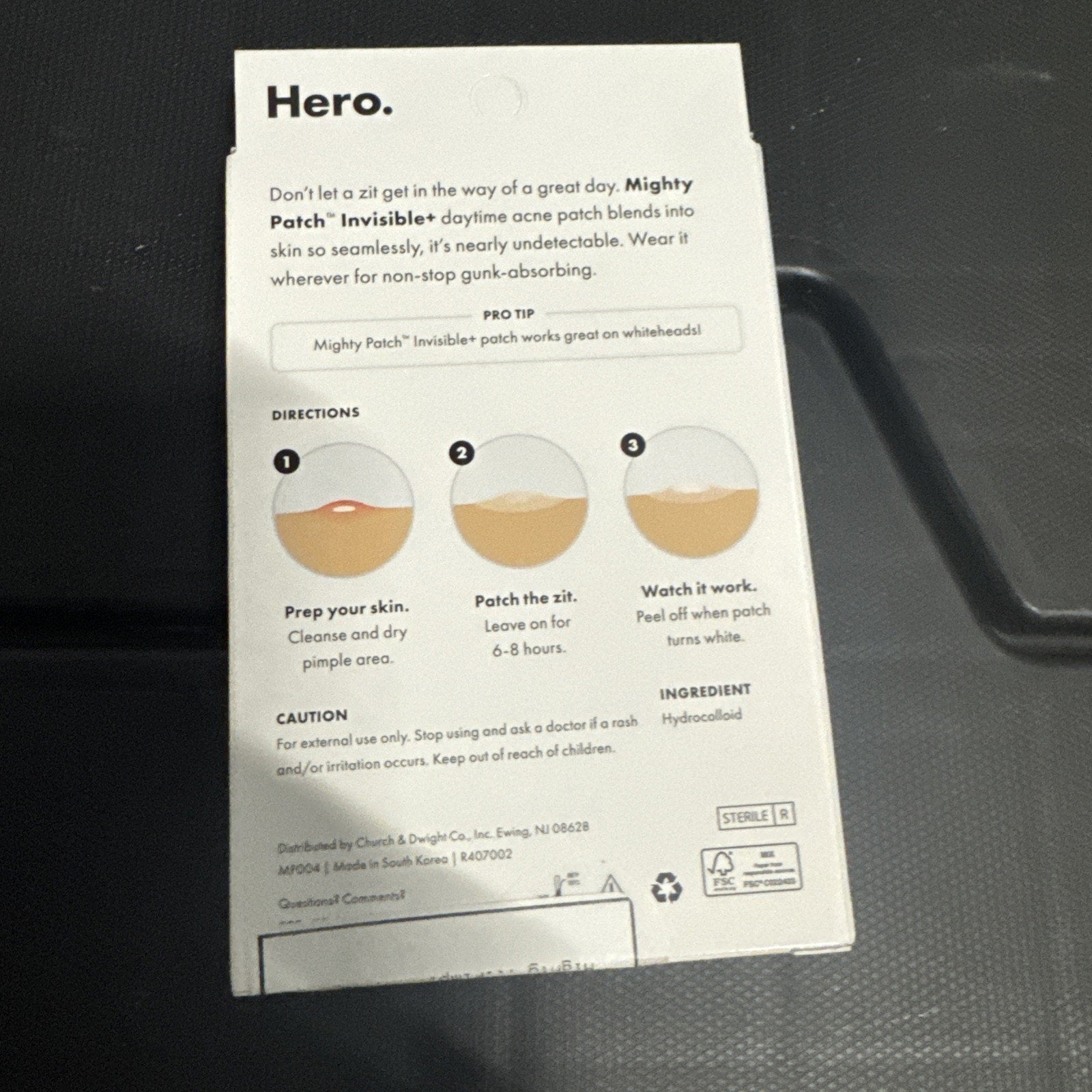 Hero Cosmetics Mighty Patch Invisible+ 39 Hydrocolloid Patches - NIB, Exp. 01/2027