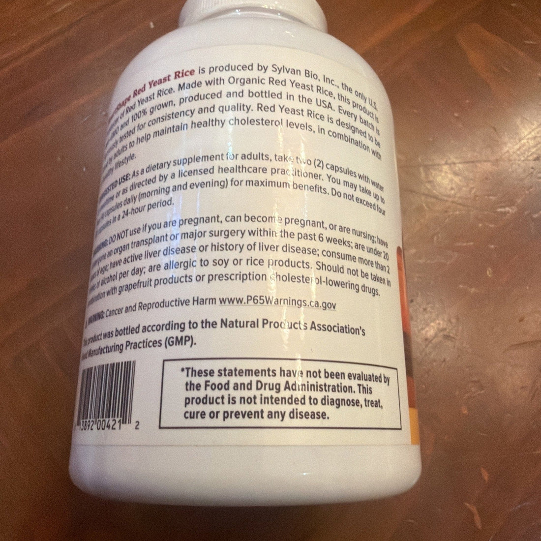 HeartShape Organic Red Yeast Rice 240 Capsules Heart Health Exp 11/2028
