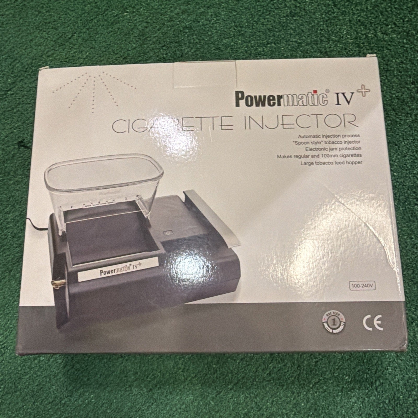 Powermatic IV+ Cigarette Injector Tobacco Roller Maker Machine 100-240V