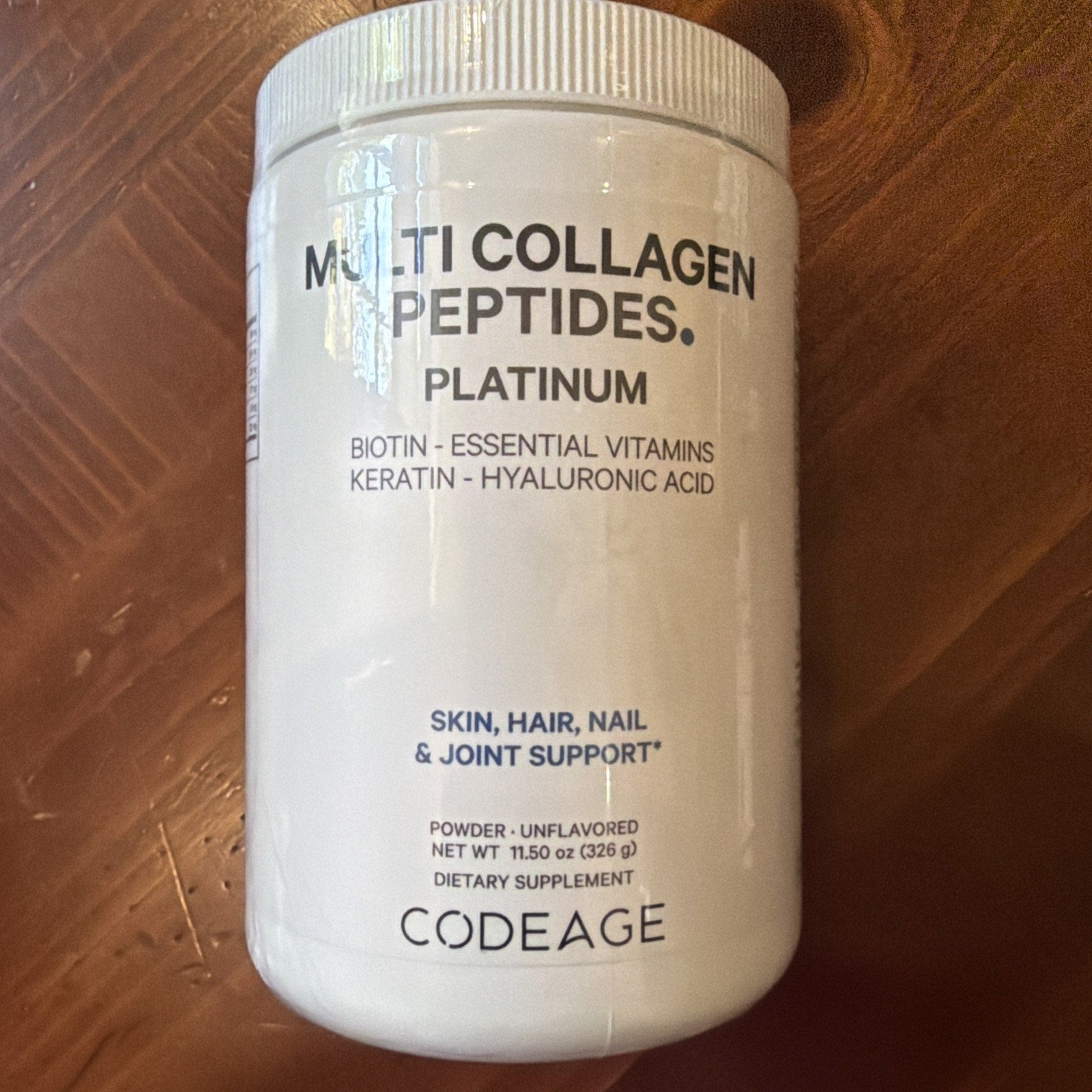 Codeage Multi Collagen for Women & Men Biotin 10000Mcg Keratin, Protein Powder BB 01/28