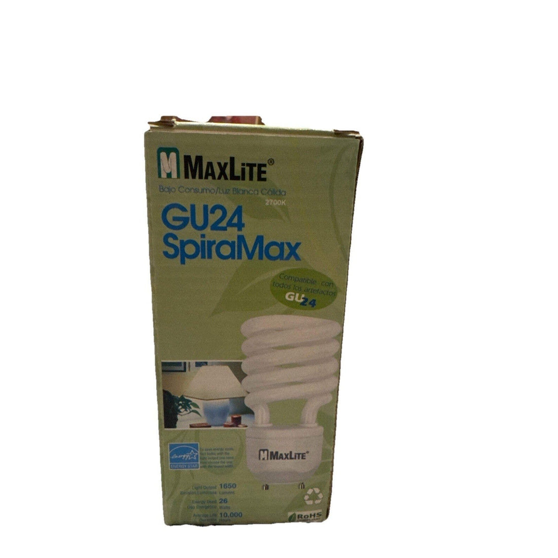 MaxLite SpiraMax GU24 26W CFL Bulb MLS26GUWW 100W Replacement Warm White