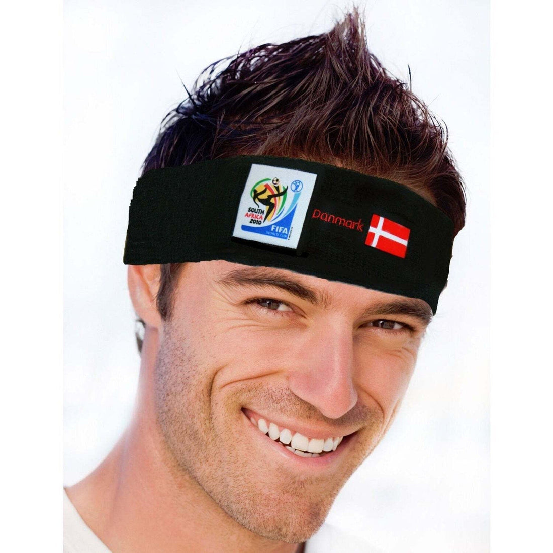 Denmark World Cup Soccer Headband 50-Count Case Pack – Official FIFA Licensed Retro Fan Gear