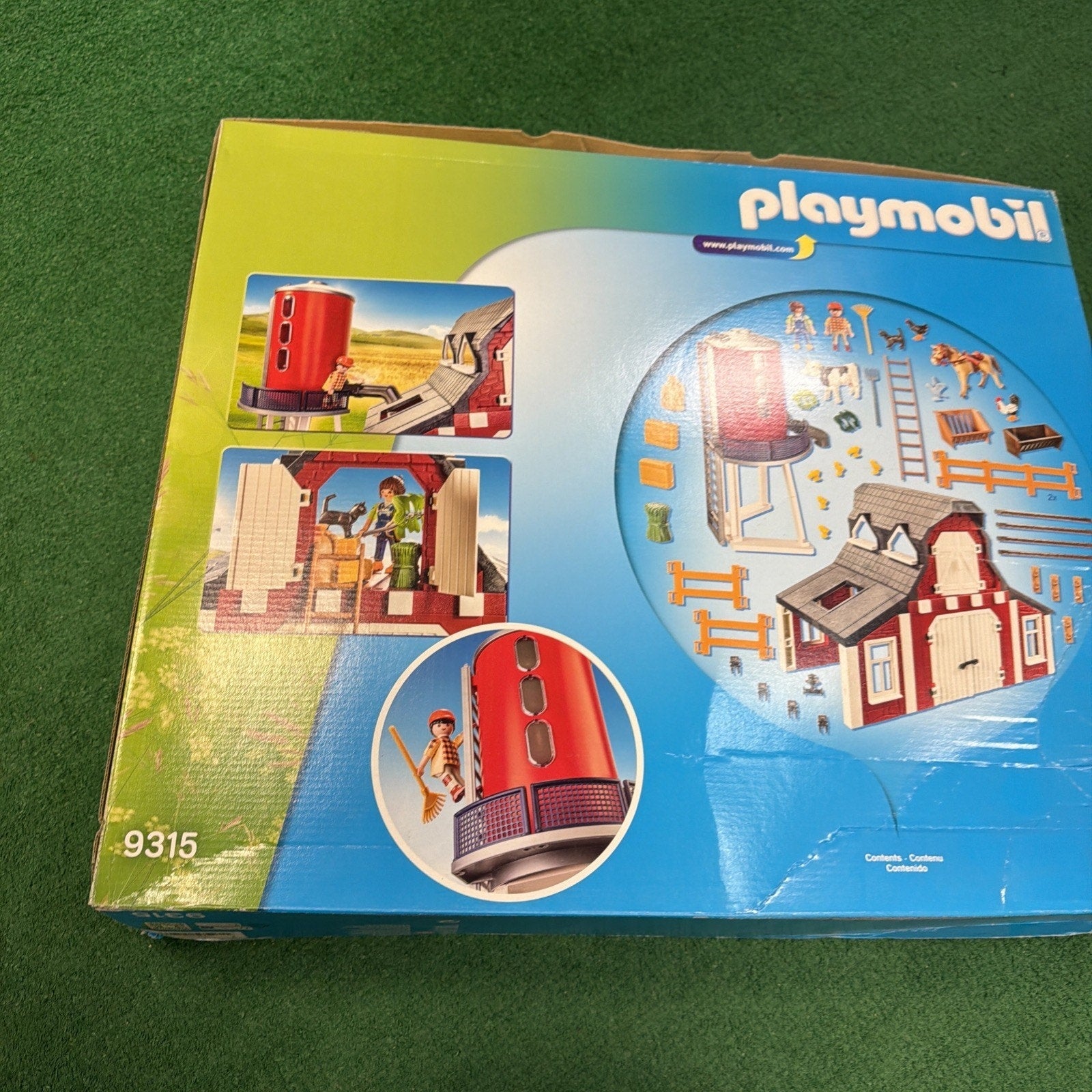 Playmobil 9315 Barn with Silo, 222 Pieces