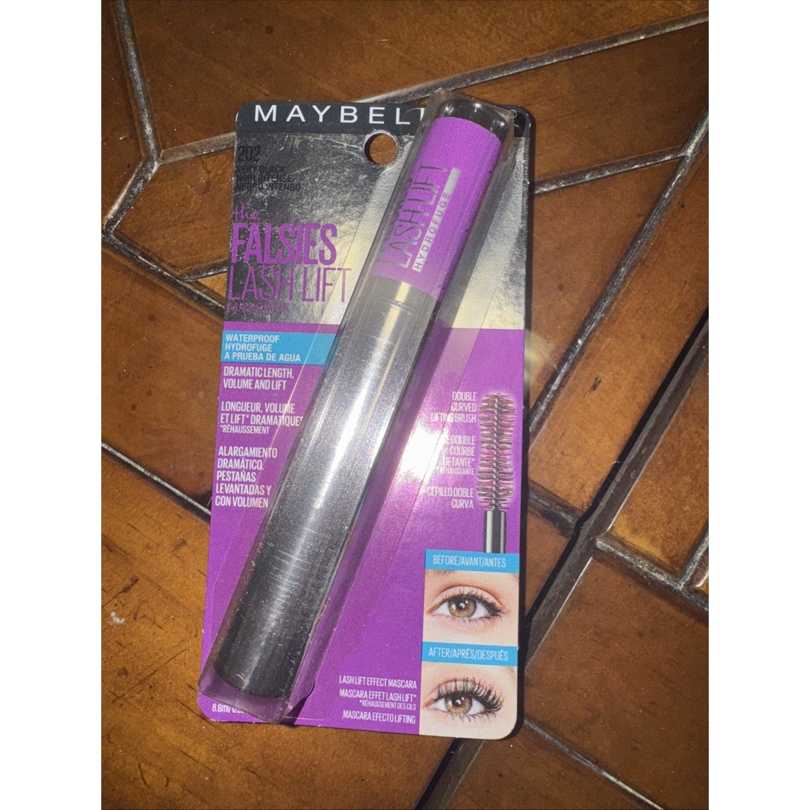 Maybelline New York Falsies Lash Lift Waterproof Mascara 0.29 oz 202 Very Black