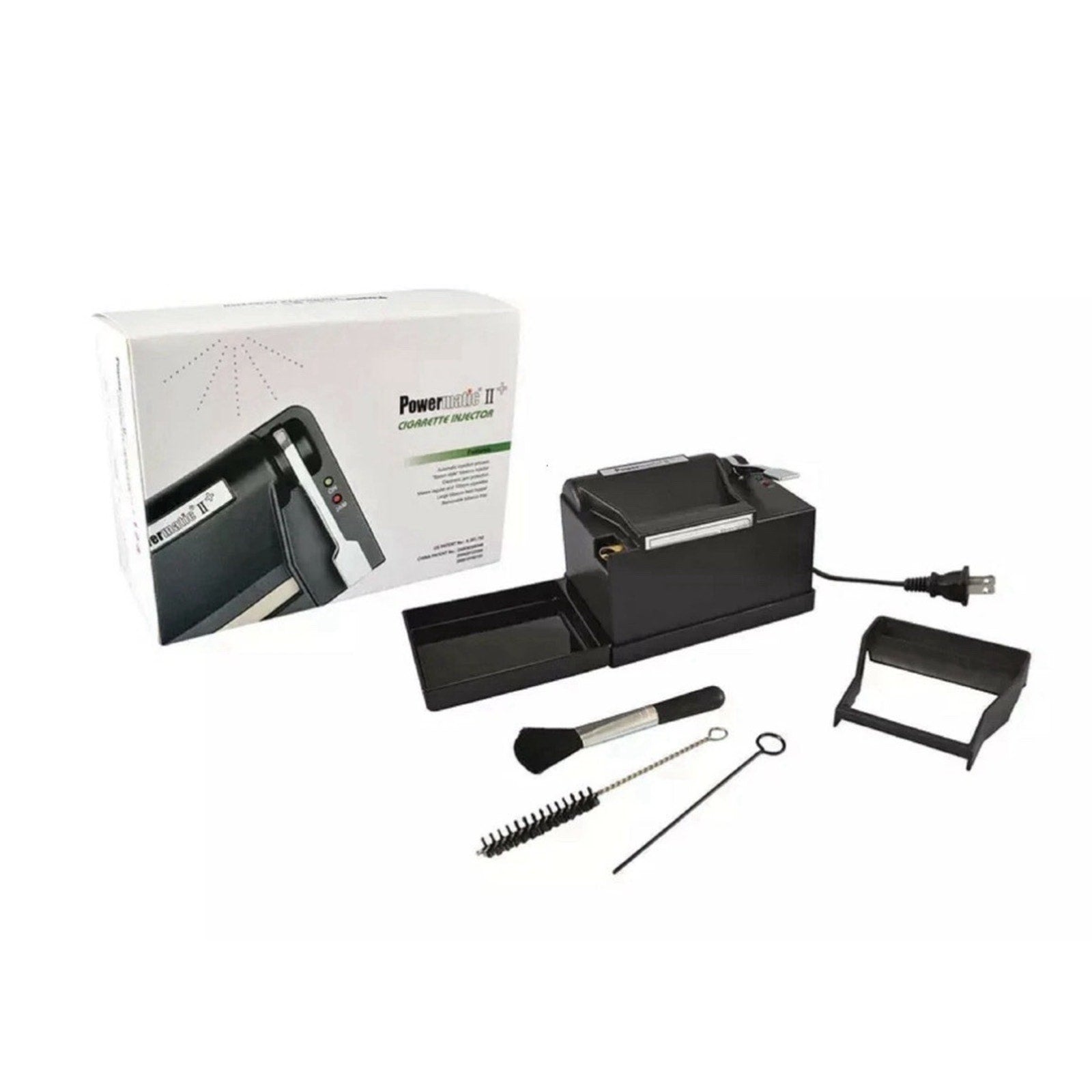 Powermatic II Plus Cigarette Injector Machine with Tube Cut Filter Tubes