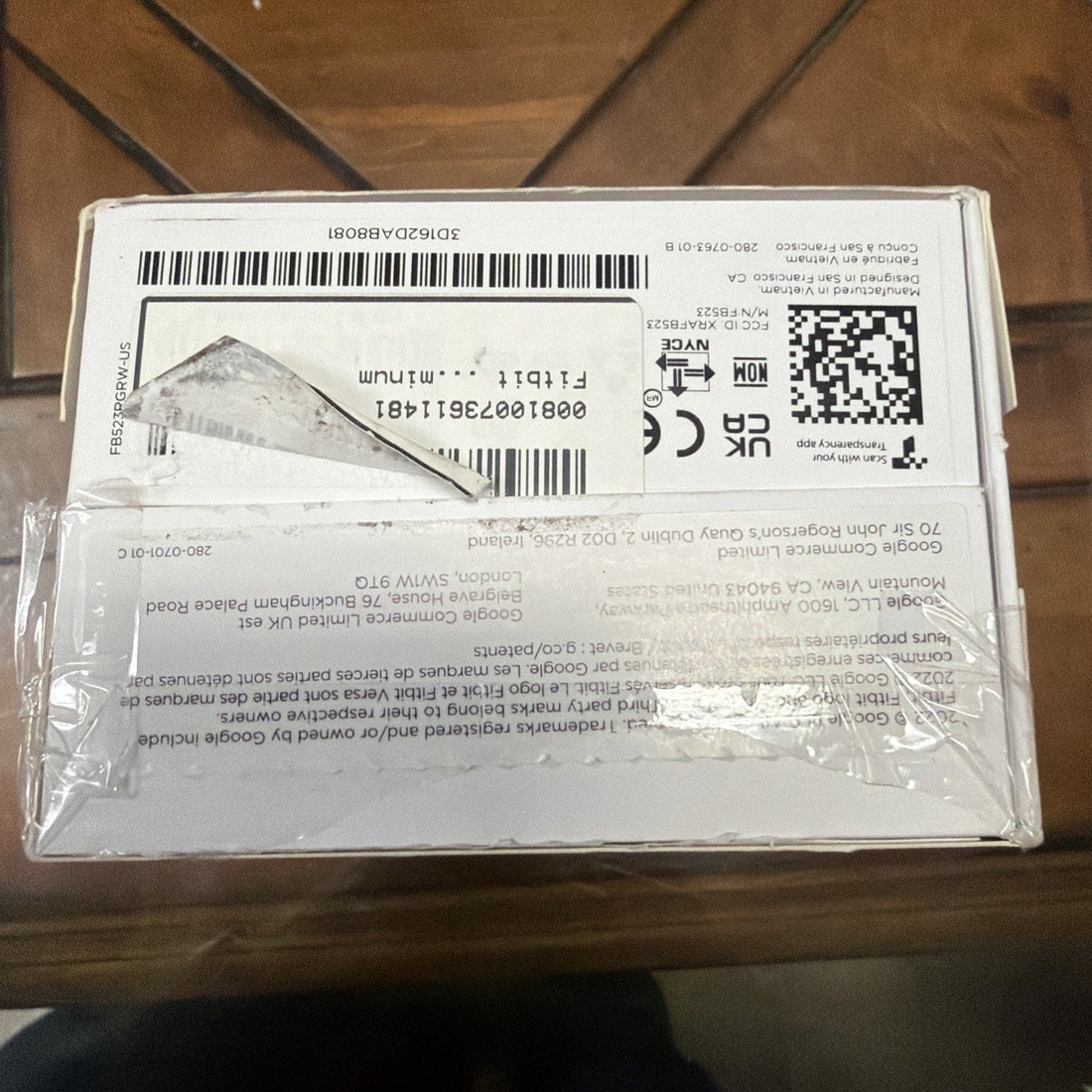 Fitbit Versa 4 Fitness Smartwatch, Copper Rose Aluminum Case, Pink Sand Band