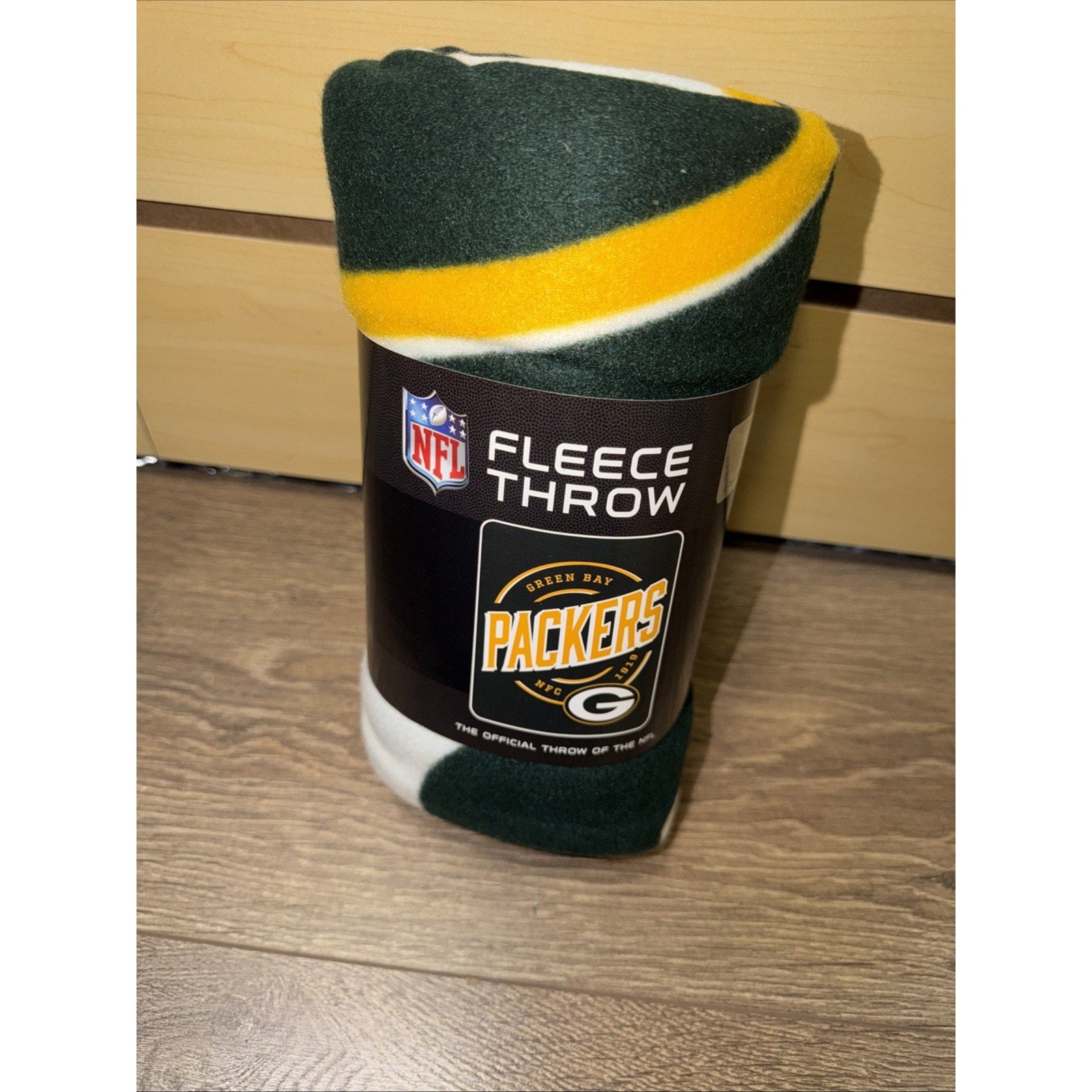 Fleece Throw Blanket 50" X 60" NFL Green Bay Packers NFC 1919 Football Sports