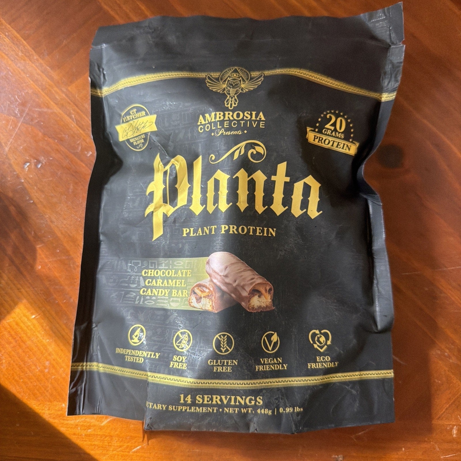 Plant Protein - Chocolate Caramel Candy Bar (14 Servings)
