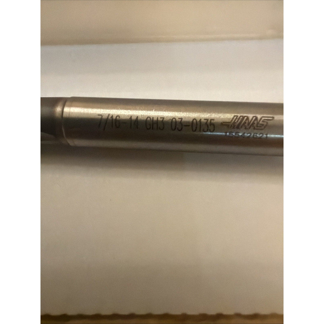 Haas 7/16-14 UNC HSS-E Spiral Flute Tap GH3 TiCN Mod Bottoming 03-0135 New