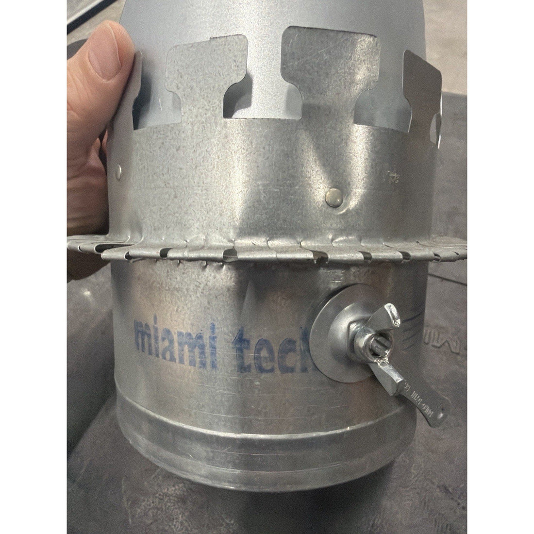 Miami Tech 6" HVAC Duct Damper Kit, Galvanized Steel Airflow Control