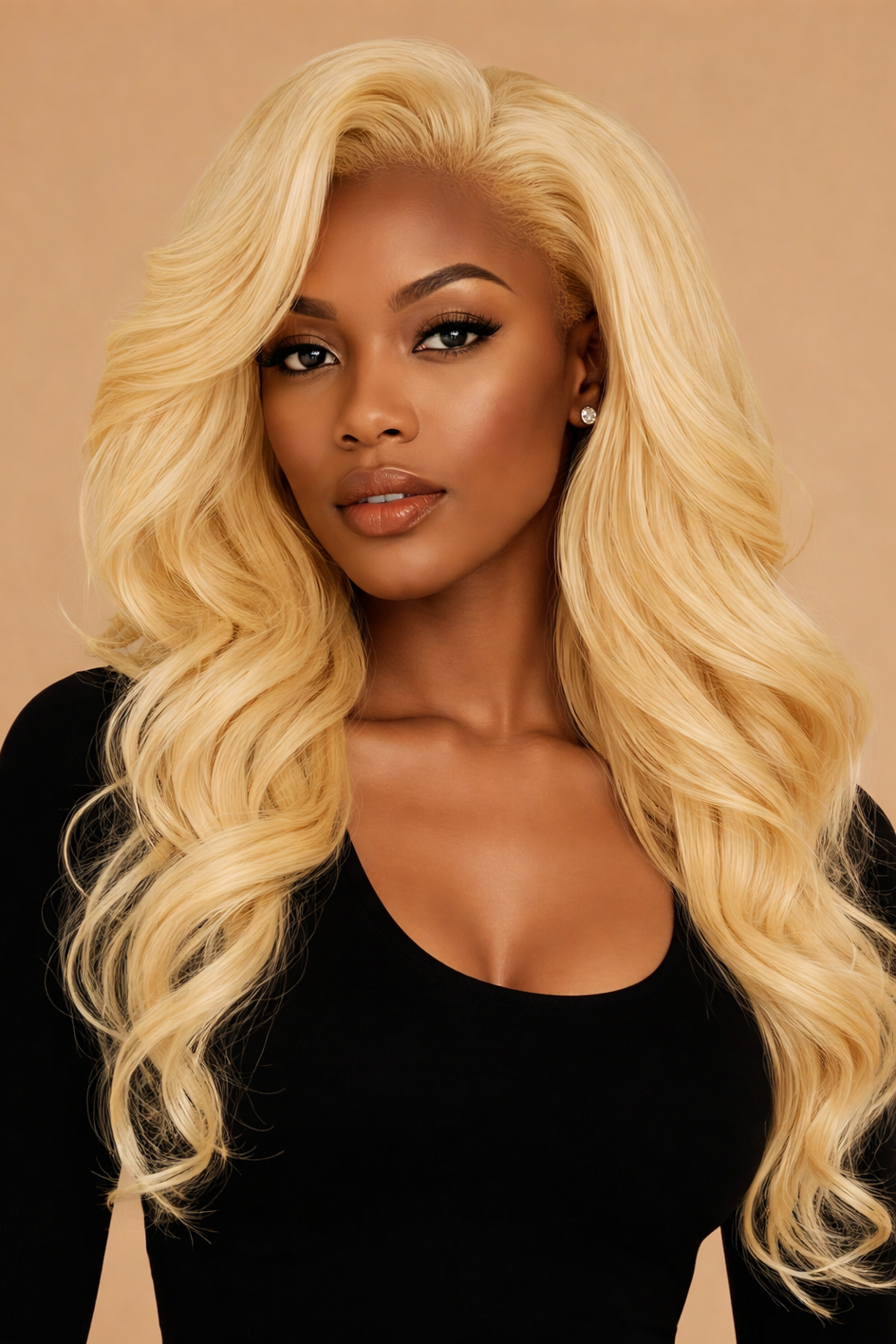 Brazilian Blonde Straight 13x4 Transparent Lace Front 100% Human Hair Wig