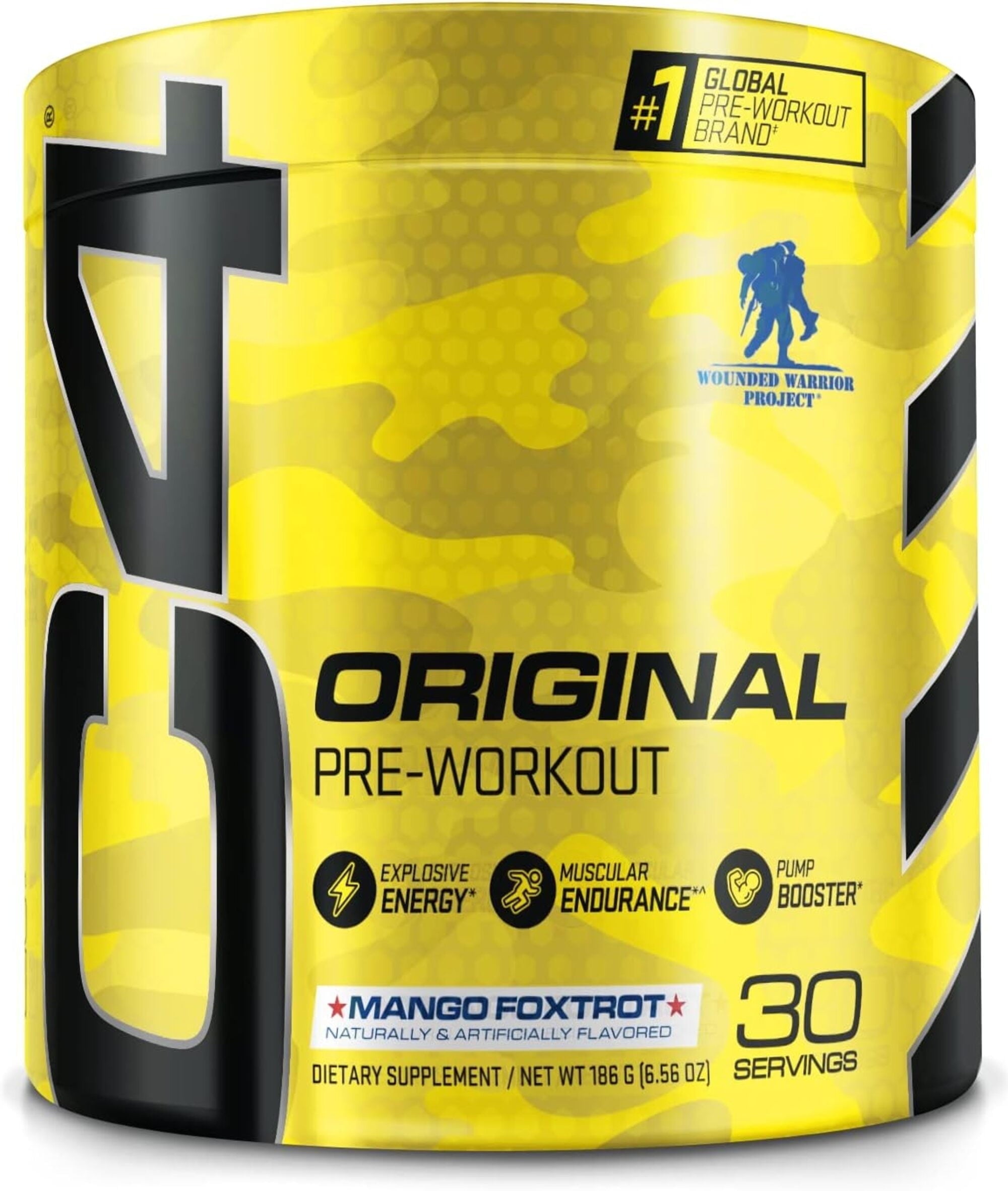 Cellucor C4 Original Pre-Workout — Mango Foxtrot, 30 Servings (Best By 10/2026)