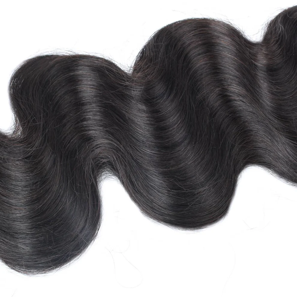 Jet Black Body Wave 100% Human Hair Bundles