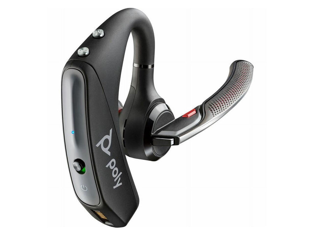 HP Poly Voyager 5200 UC Bluetooth Headset with BT700 USB-A Adapter (TAA Version)