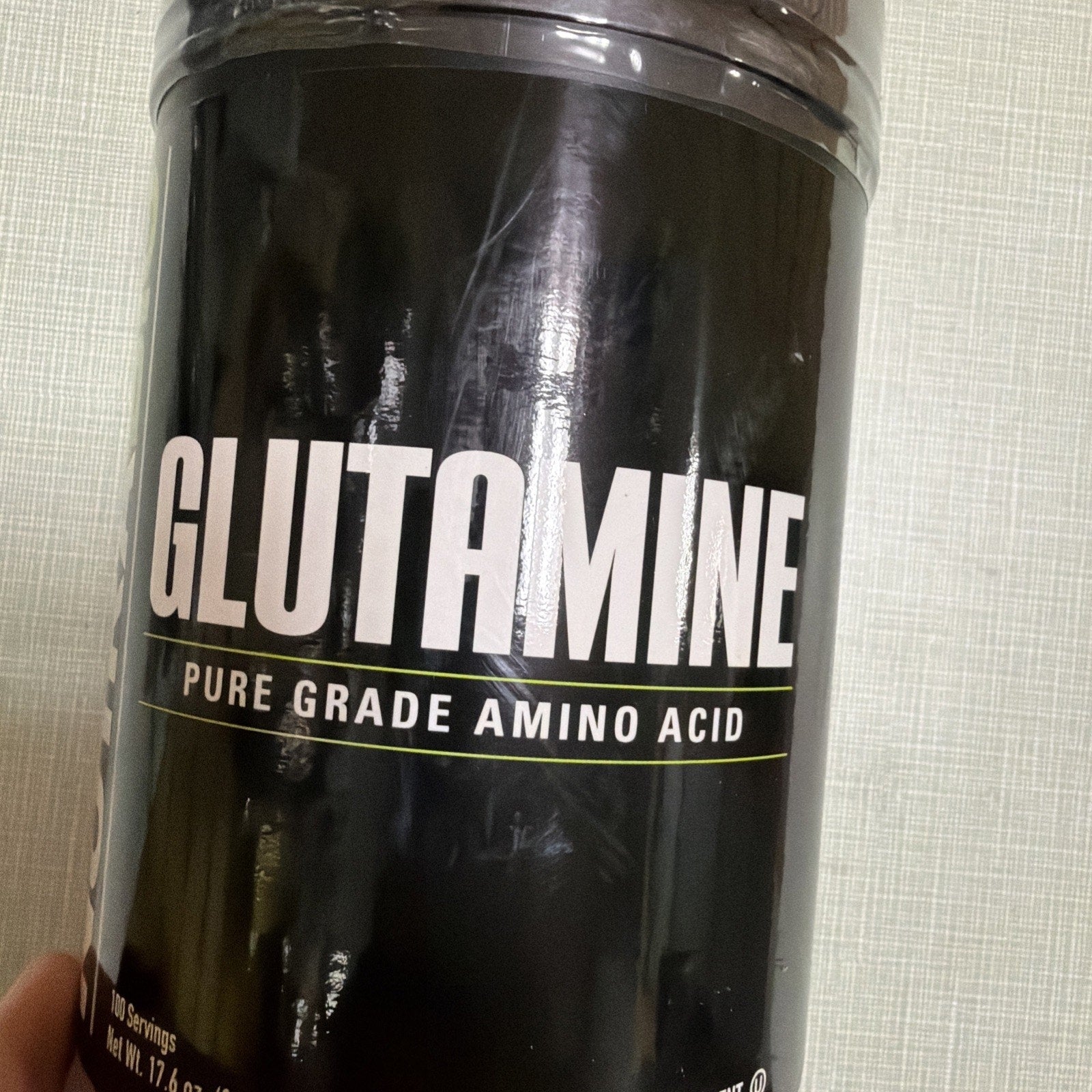 NutraBio Glutamine Pure Grade Amino Acid-- 1.1 lb. 100 Servings. BB 06/2027