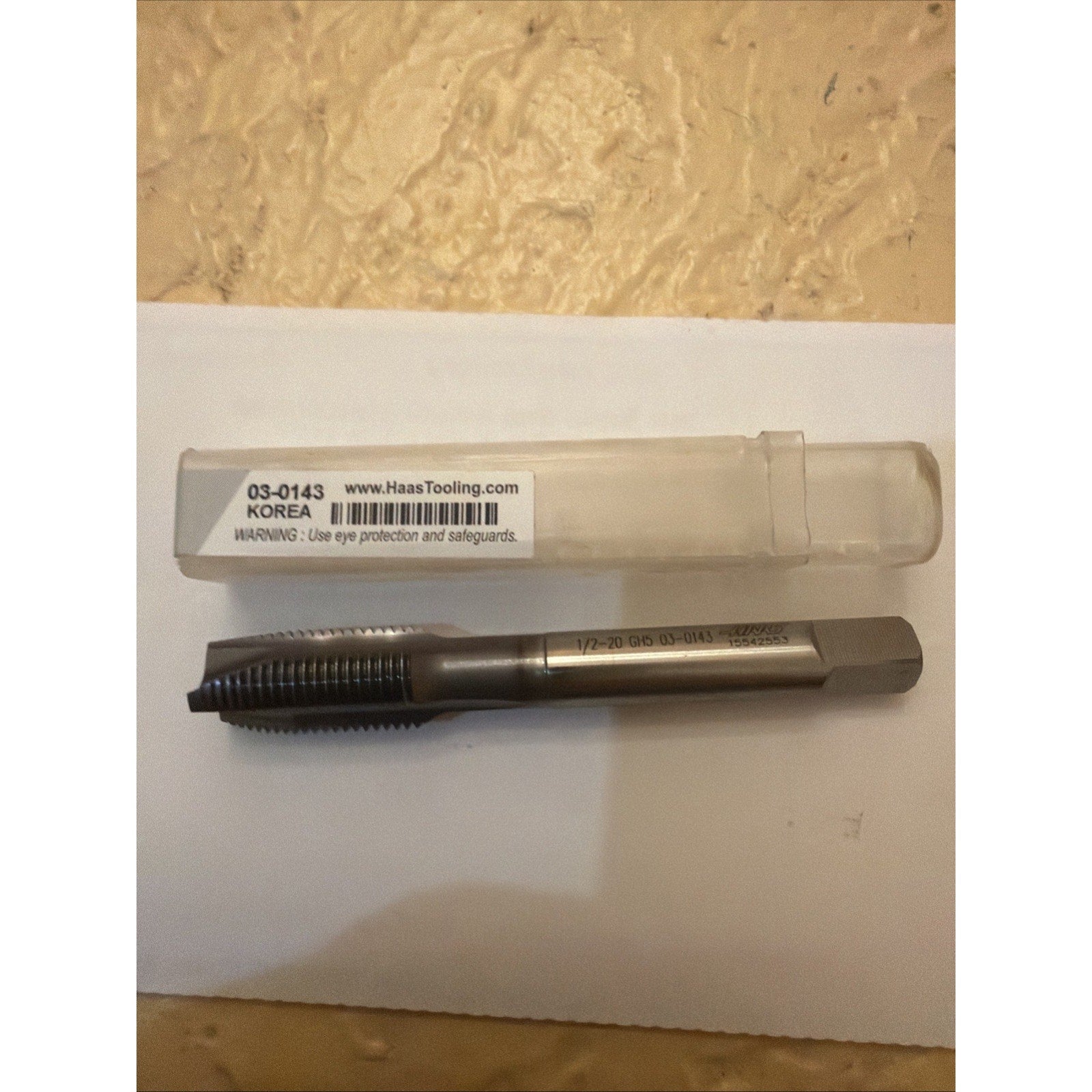 Haas 1/2-20 UNF HSS-E Spiral Flute Tap GH5 TiCN Mod Bottoming 03-0143 New