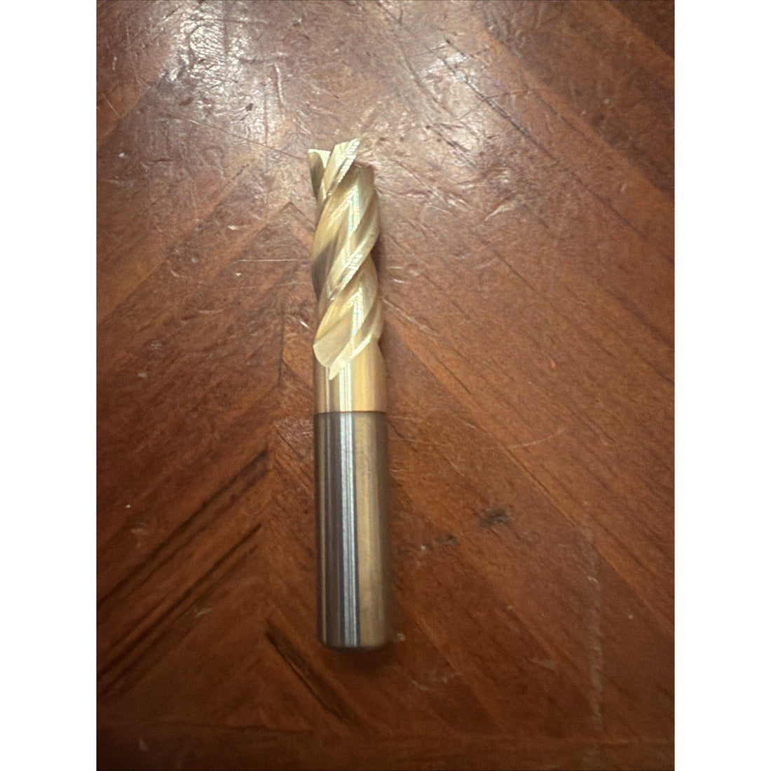3/8" Carbide End Mill 3 Flute ZrN Aluminum V-Series 04428223 New