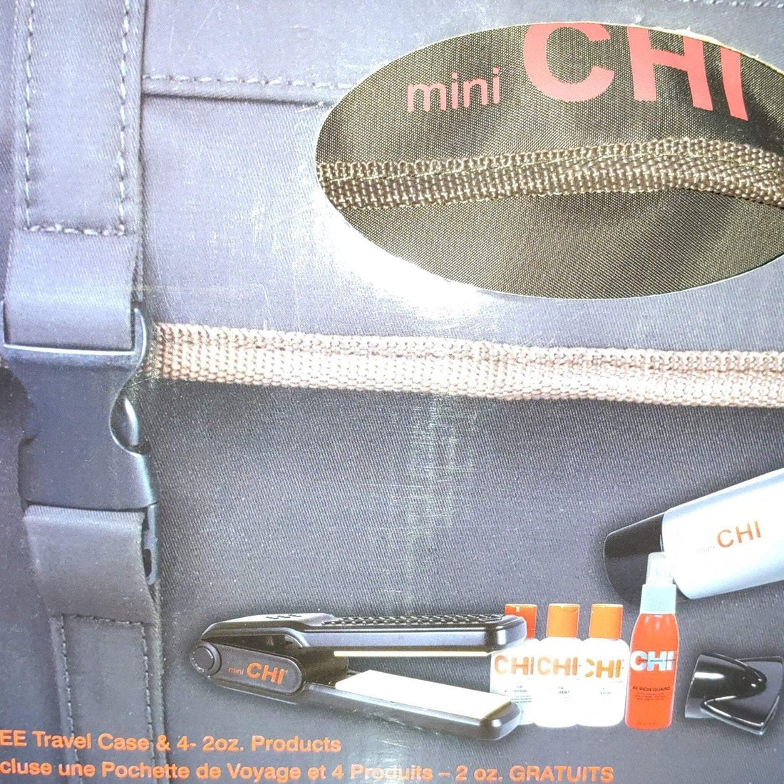 CHI Pro Collection Low EMF Hair Dryer Gift Set with Mini CHI Iron, 4 Travel Products & Case