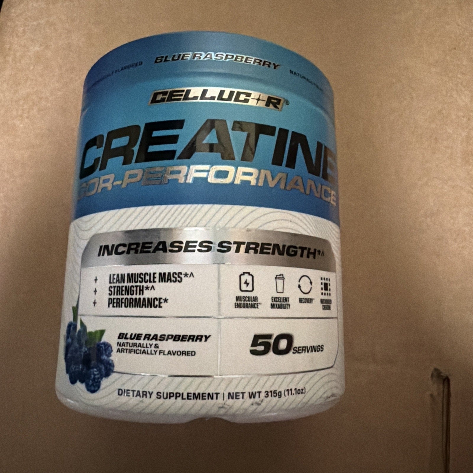 COR-Performance Creatine - Blue Raspberry (50 Servings)BB 12/2026
