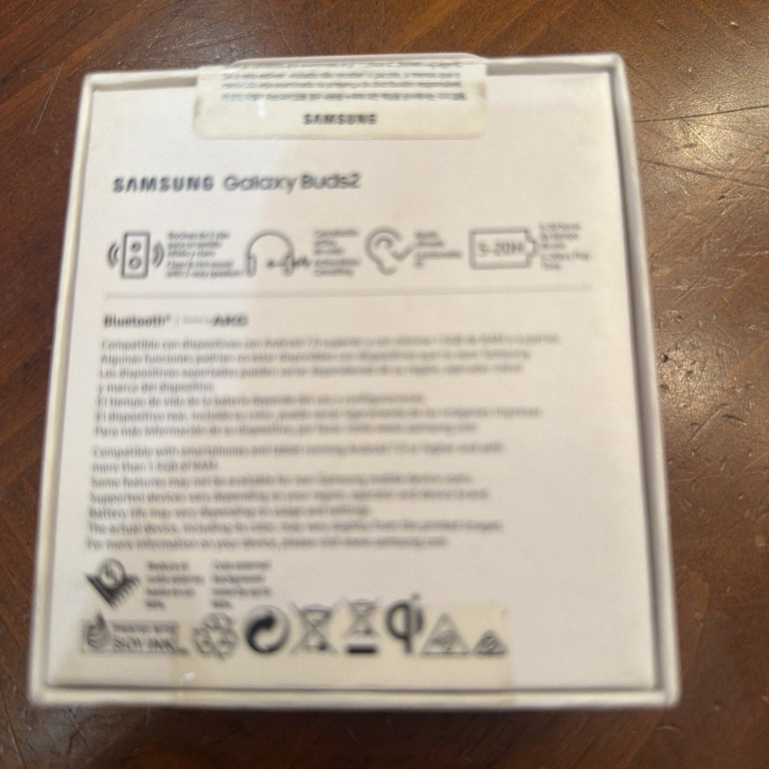 Samsung Galaxy Buds 2 White Wireless Earbuds Bluetooth Noise Cancelling