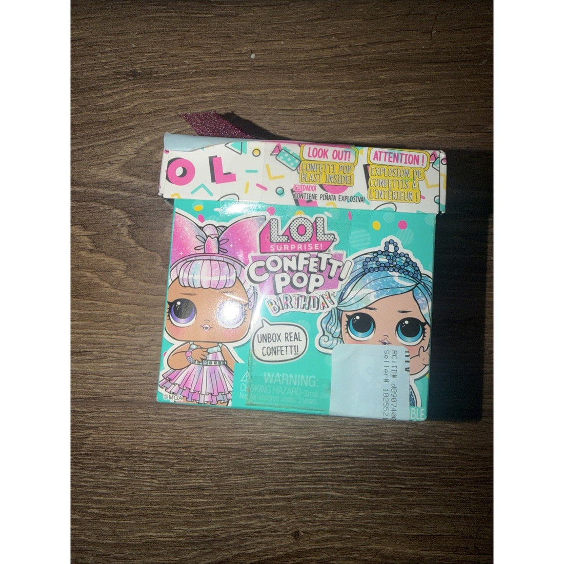 L.O.L. Surprise! Confetti Pop Birthday Doll with 8 Surprises (New)