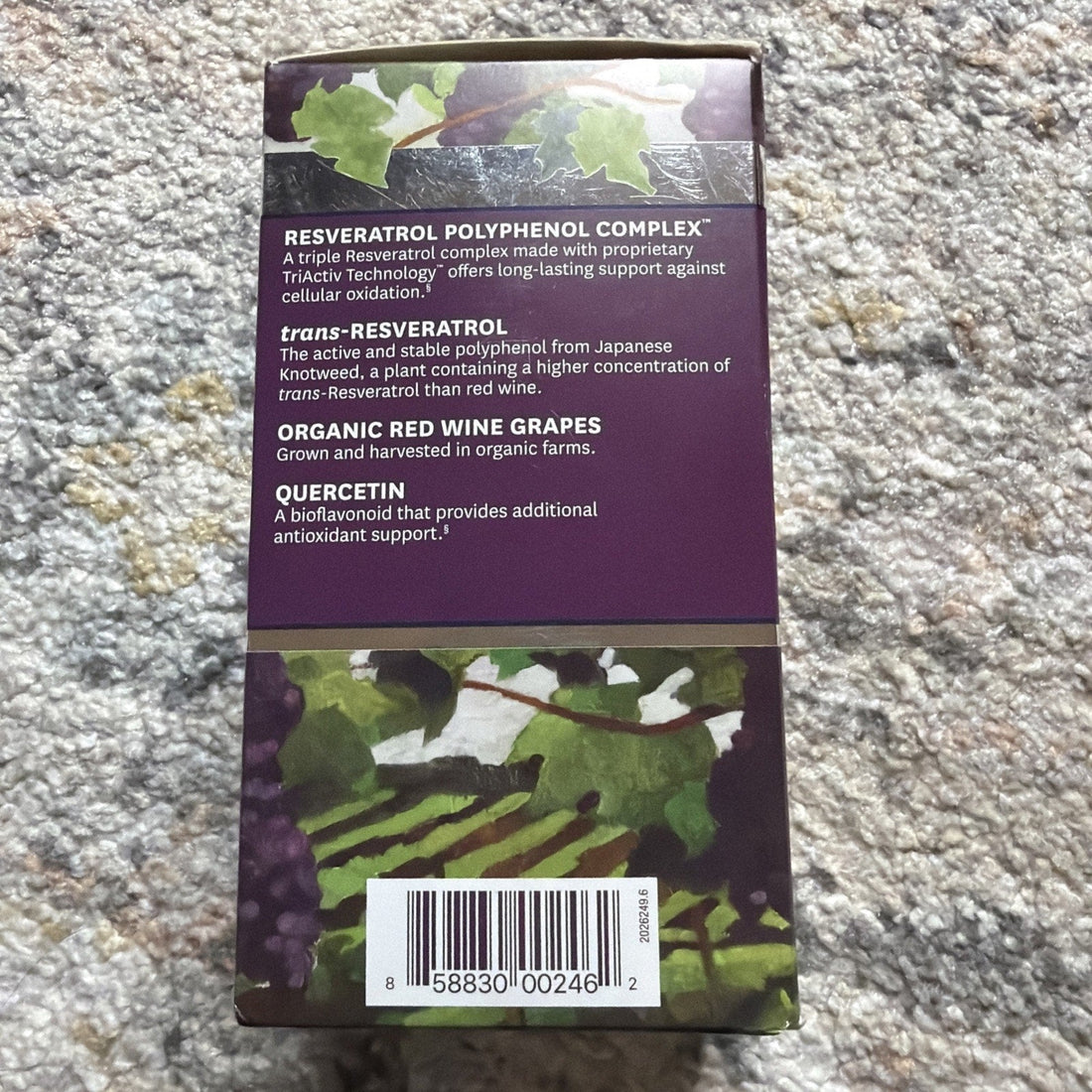 ResVitále Resveratrol 500 mg - Resveratrol Supplement for Men & Women - 60 Caps