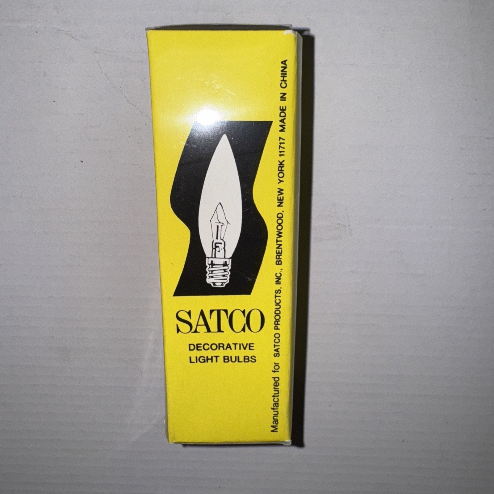 Satco S3387 40watt Clear Torpedo Light Bulb