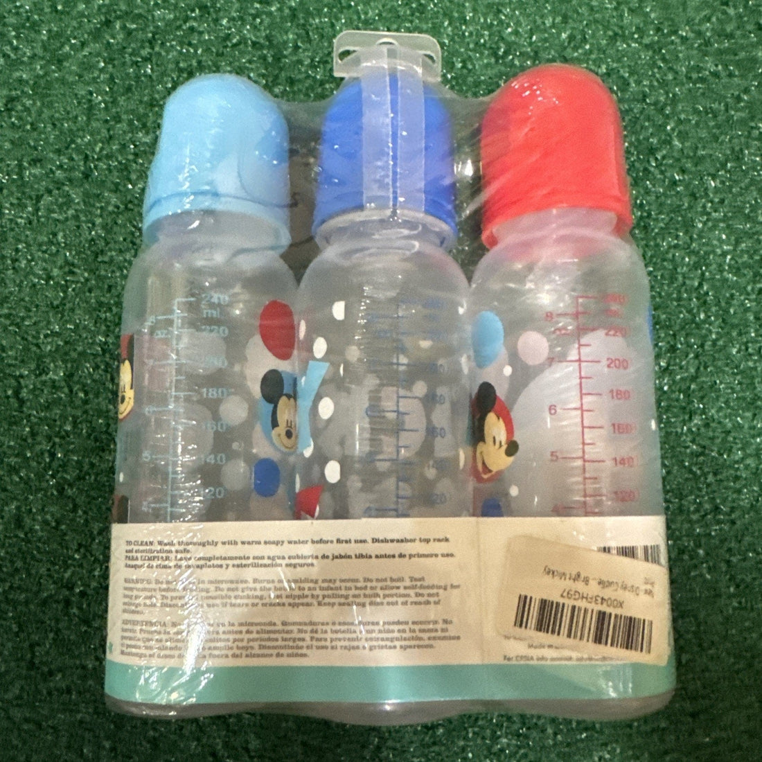 Disney Mickey Mouse Baby Bottles, 3 Pack, 9 oz