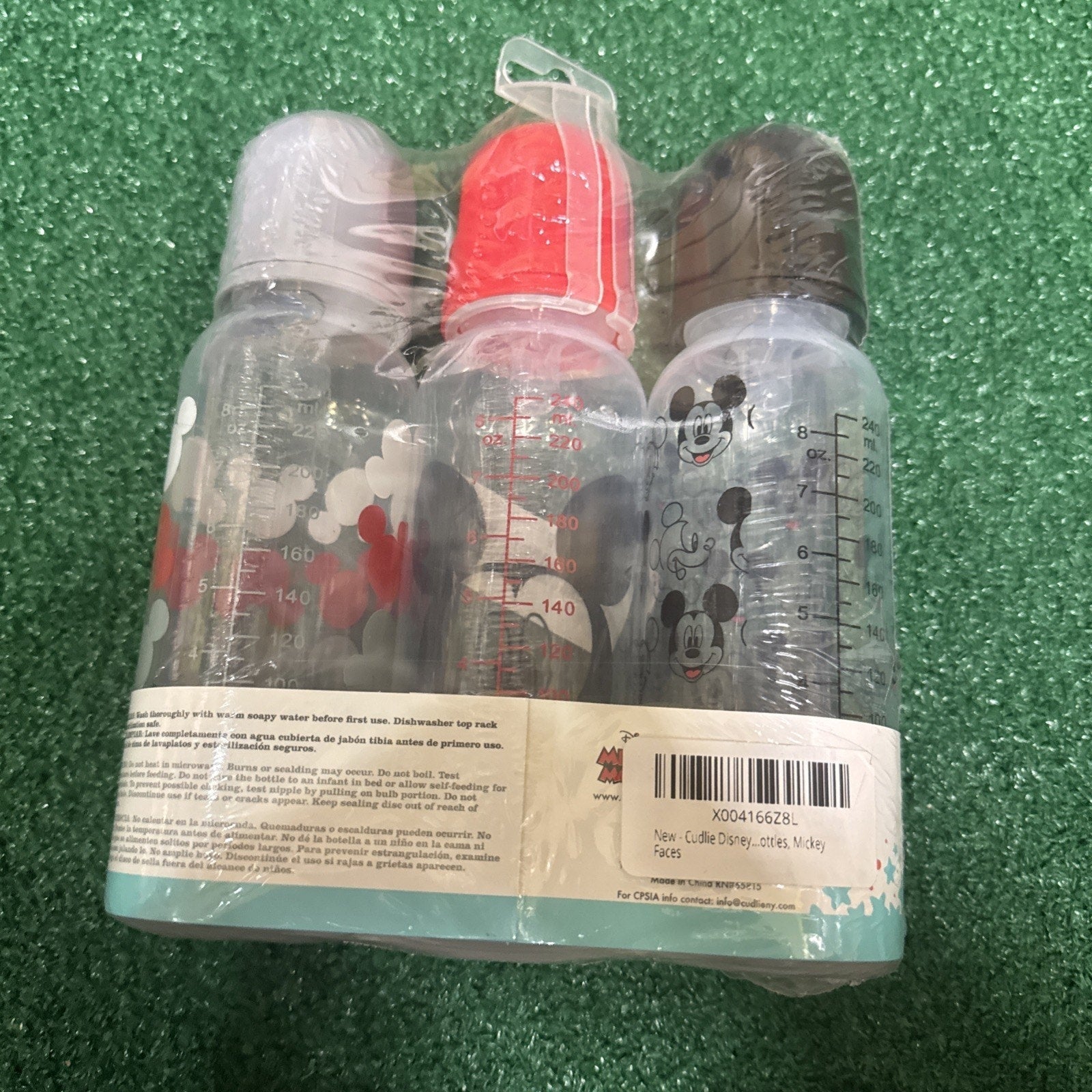 Disney Mickey Mouse Baby Bottles, 9 oz, 3 Pack