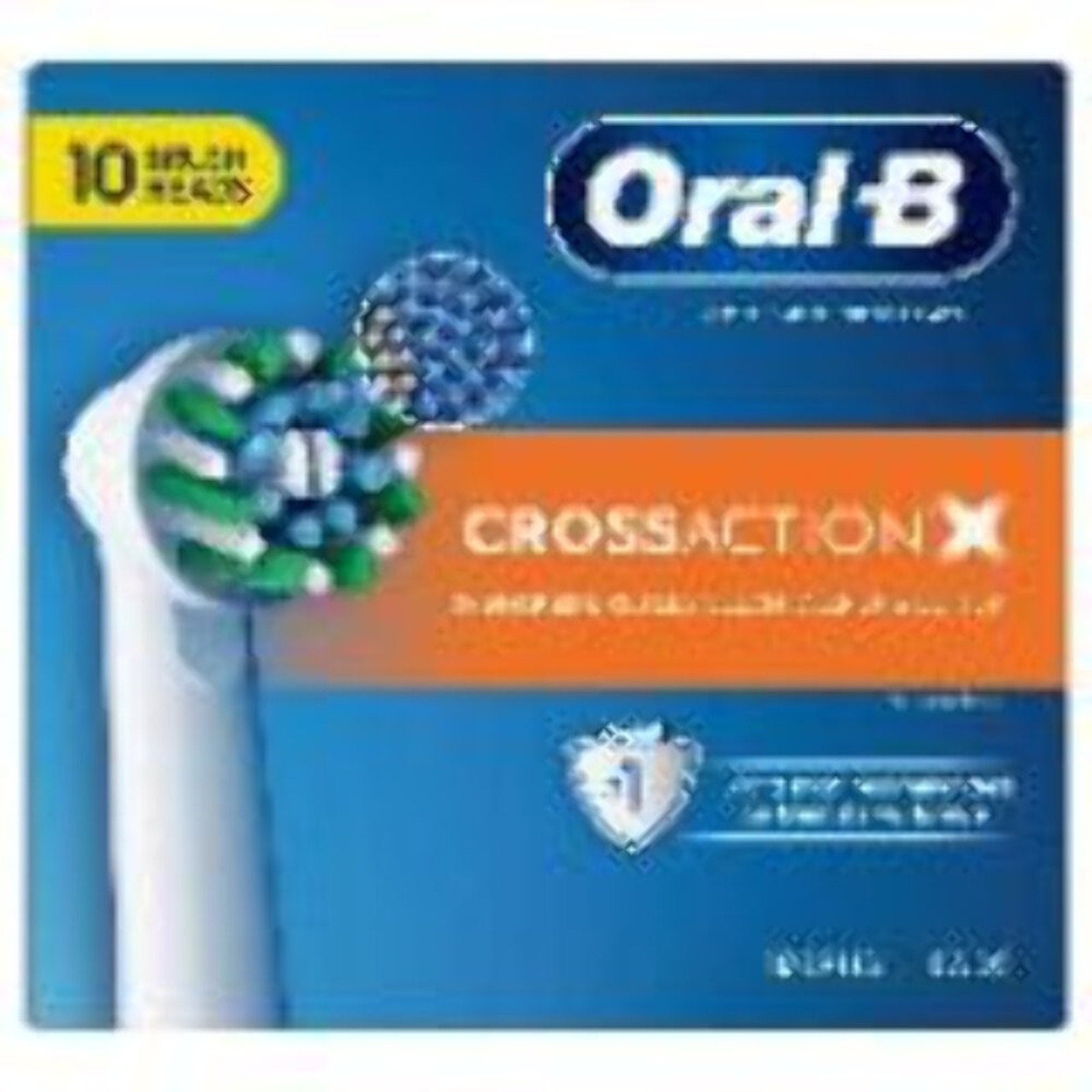 Oral-B Crossaction X Replacement Brush Heads (10 Count)Made in Germany