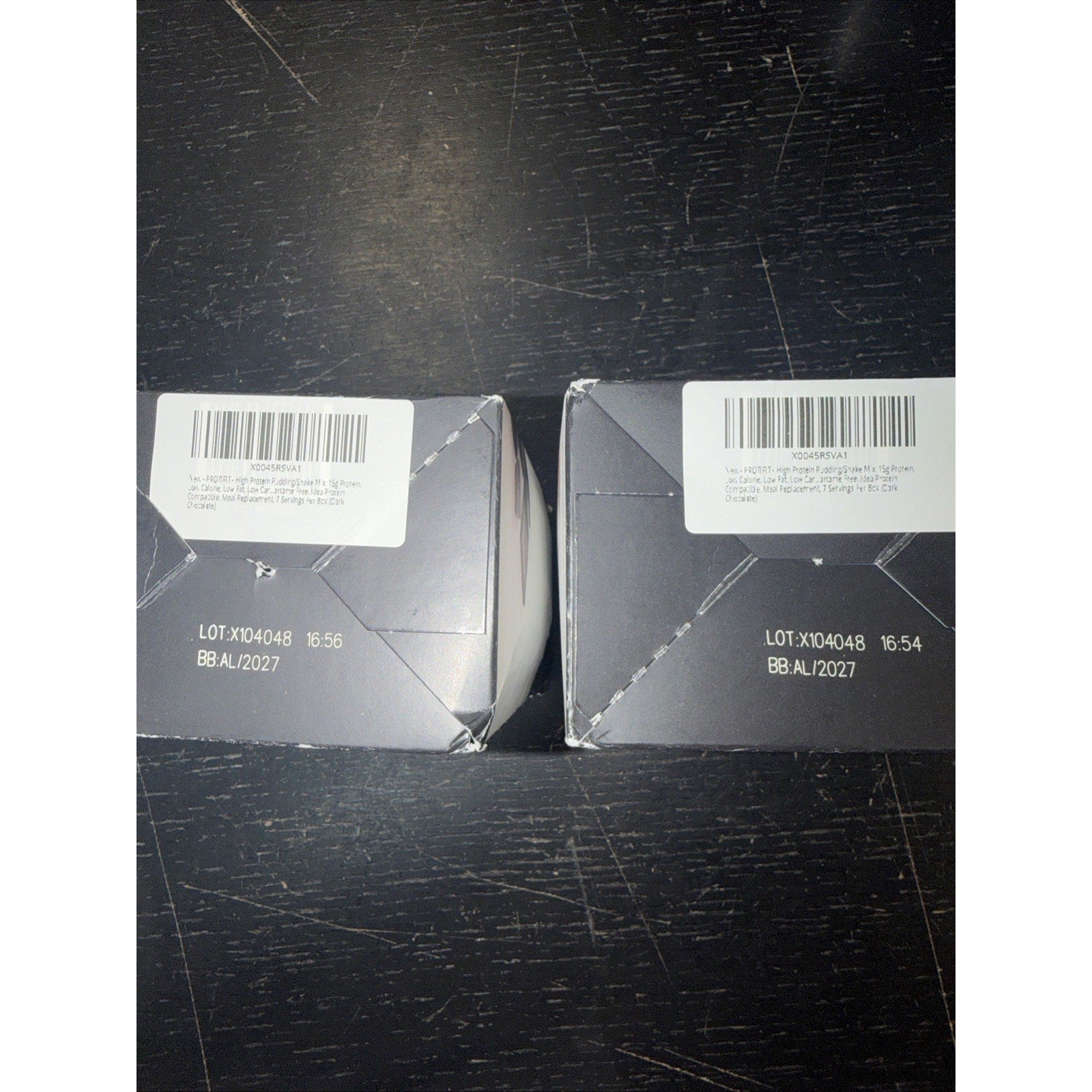 2 Boxes Of Proti Fit Dark Chocolate Pudding-Shake