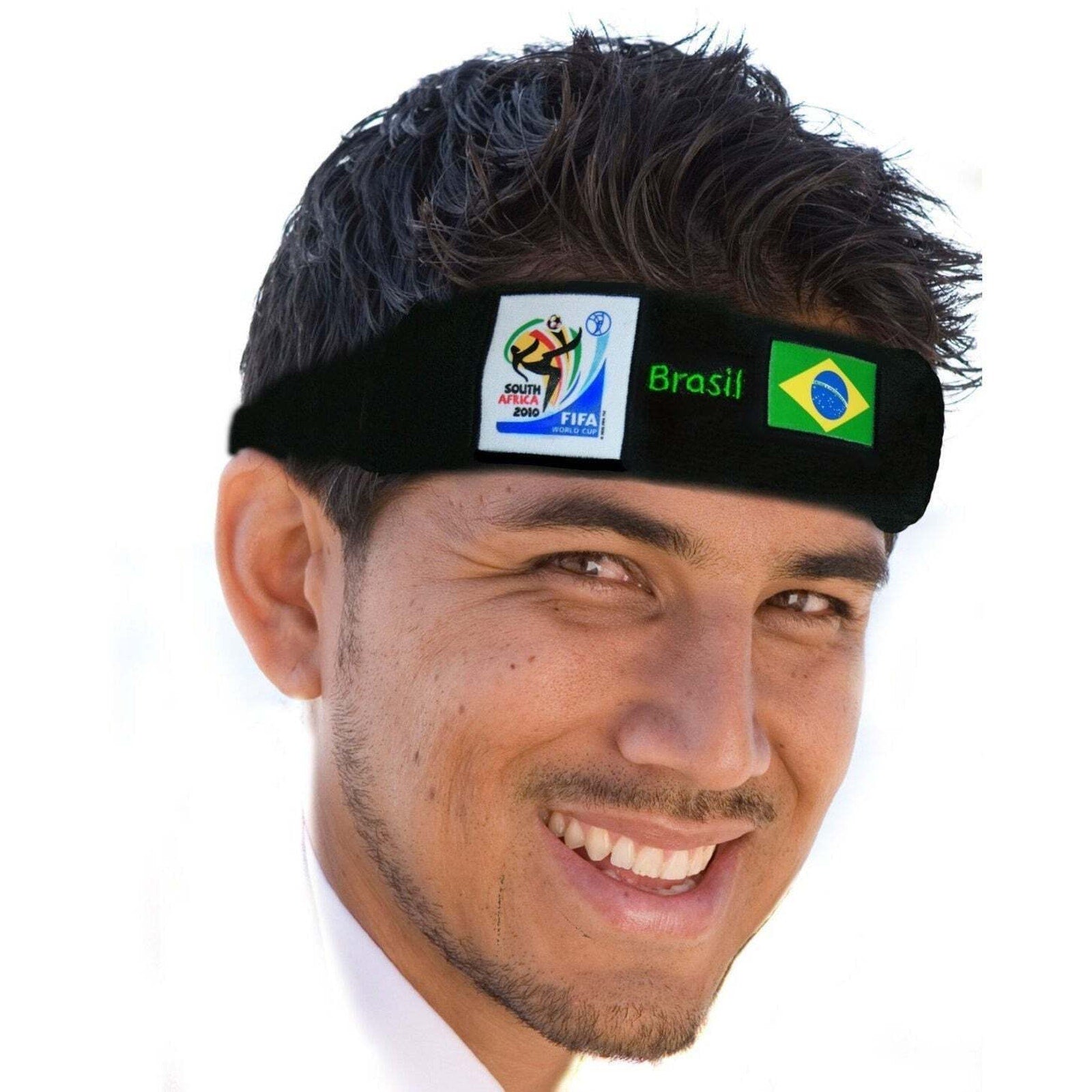 Brazil World Cup Soccer Headband 50-Count Case Pack – Official FIFA Licensed Retro Fan Gear