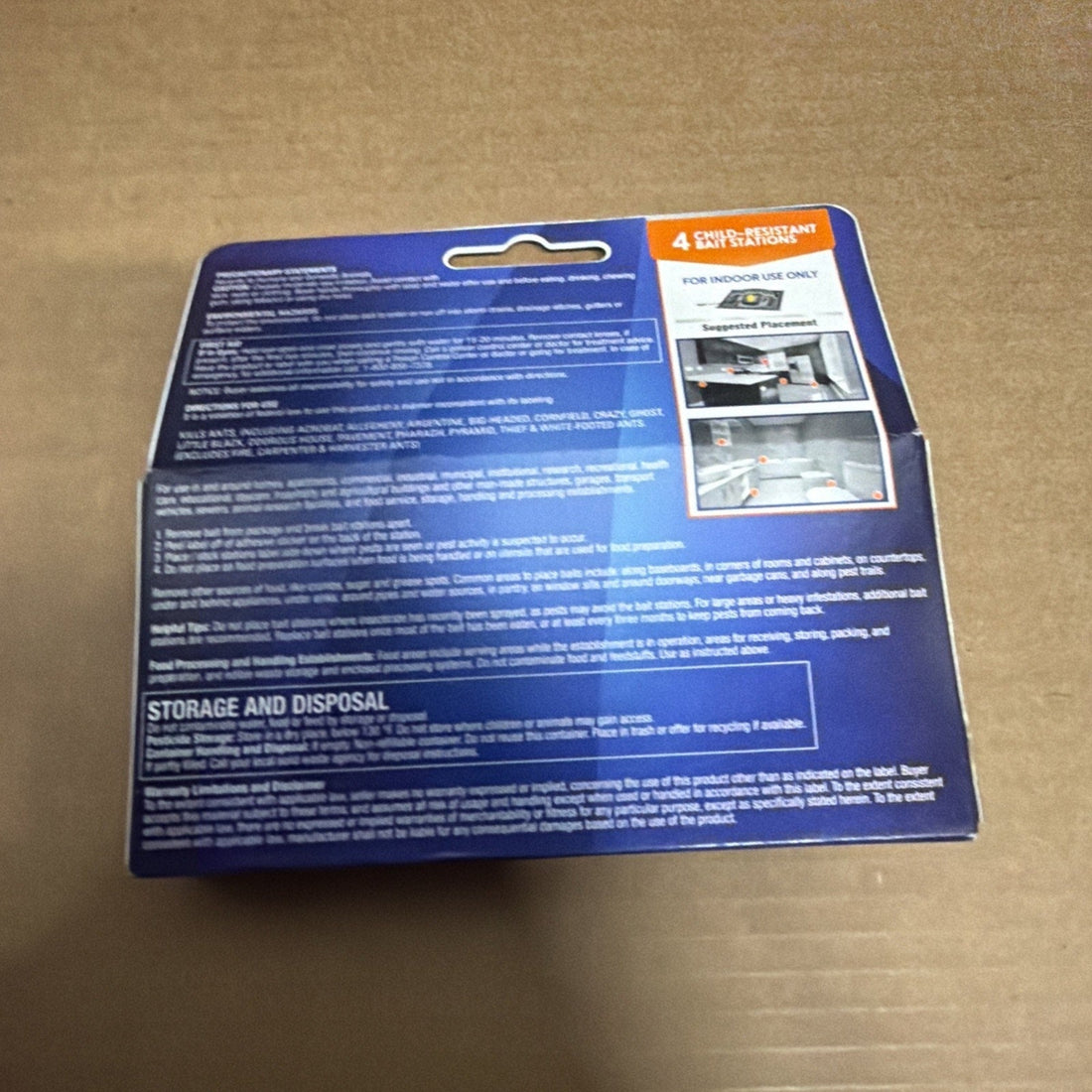 Home Plus Ant Killer, 4 Child-Resistant Bait Stations