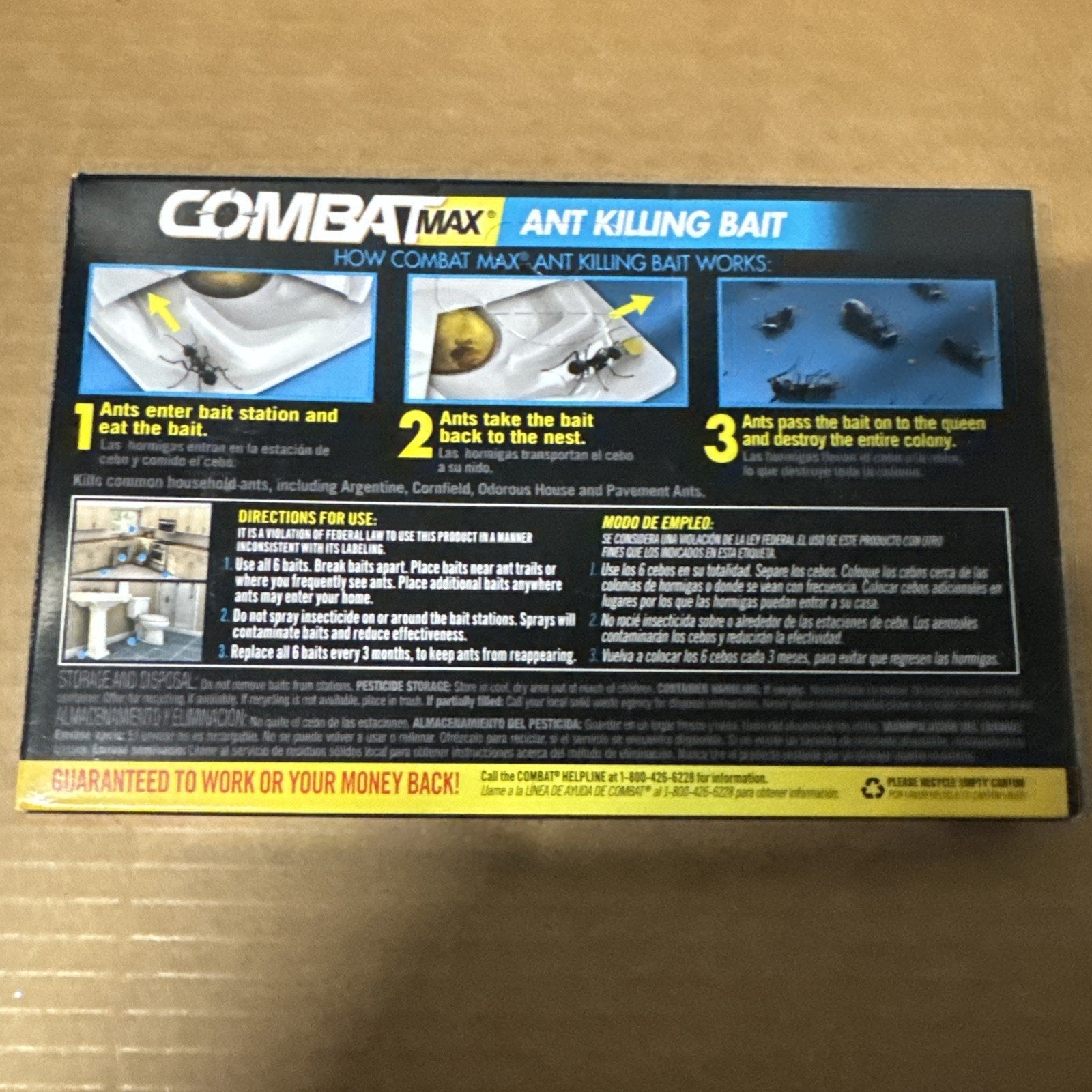 Combat Max Source Ant Killing Bait Stations, 6 Count (DIA55901)