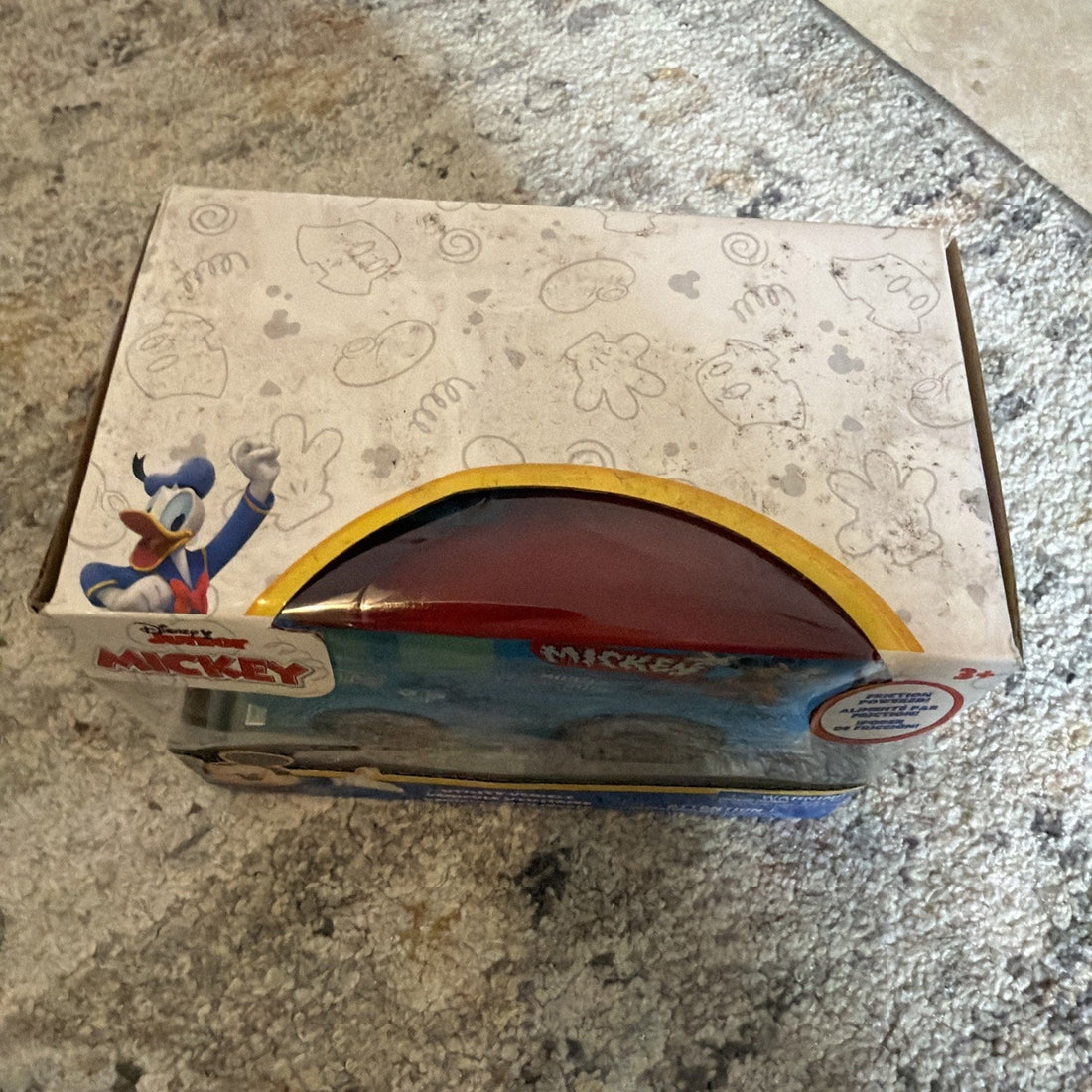 Disney Mickey Mouse Friction-Powered Skate Shop Utility Vehicle, Blue