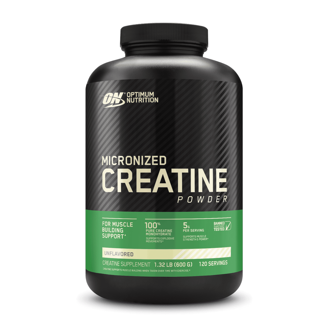 Optimum Nutrition Micronized Creatine Powder, 1.32 lb (600 g)