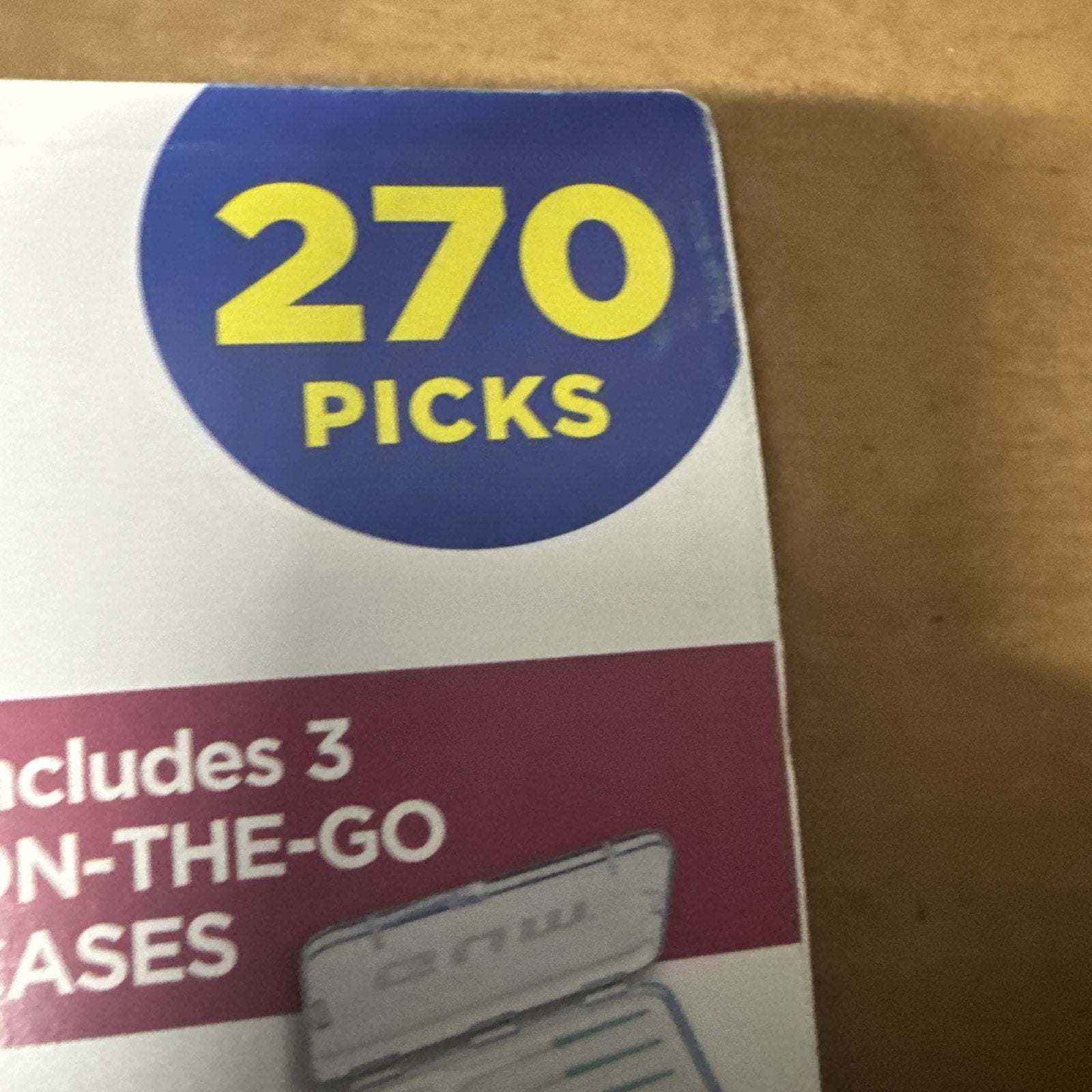 Sunstar GUM Soft-Picks Original Dental Picks for Teeth Cleaning & Gum 270ct