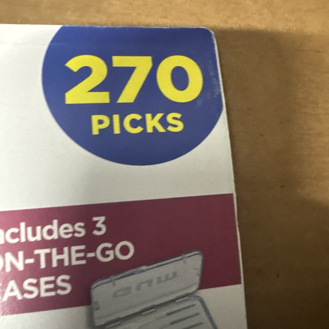 Sunstar GUM Soft-Picks Original Dental Picks for Teeth Cleaning & Gum 270ct
