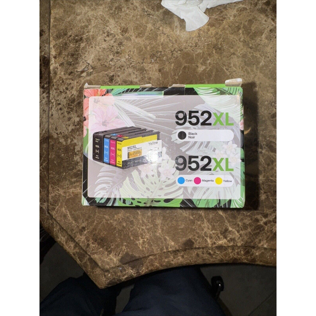 952XL Ink Cartridges, 4-Pack (Black, Cyan, Magenta, Yellow)
