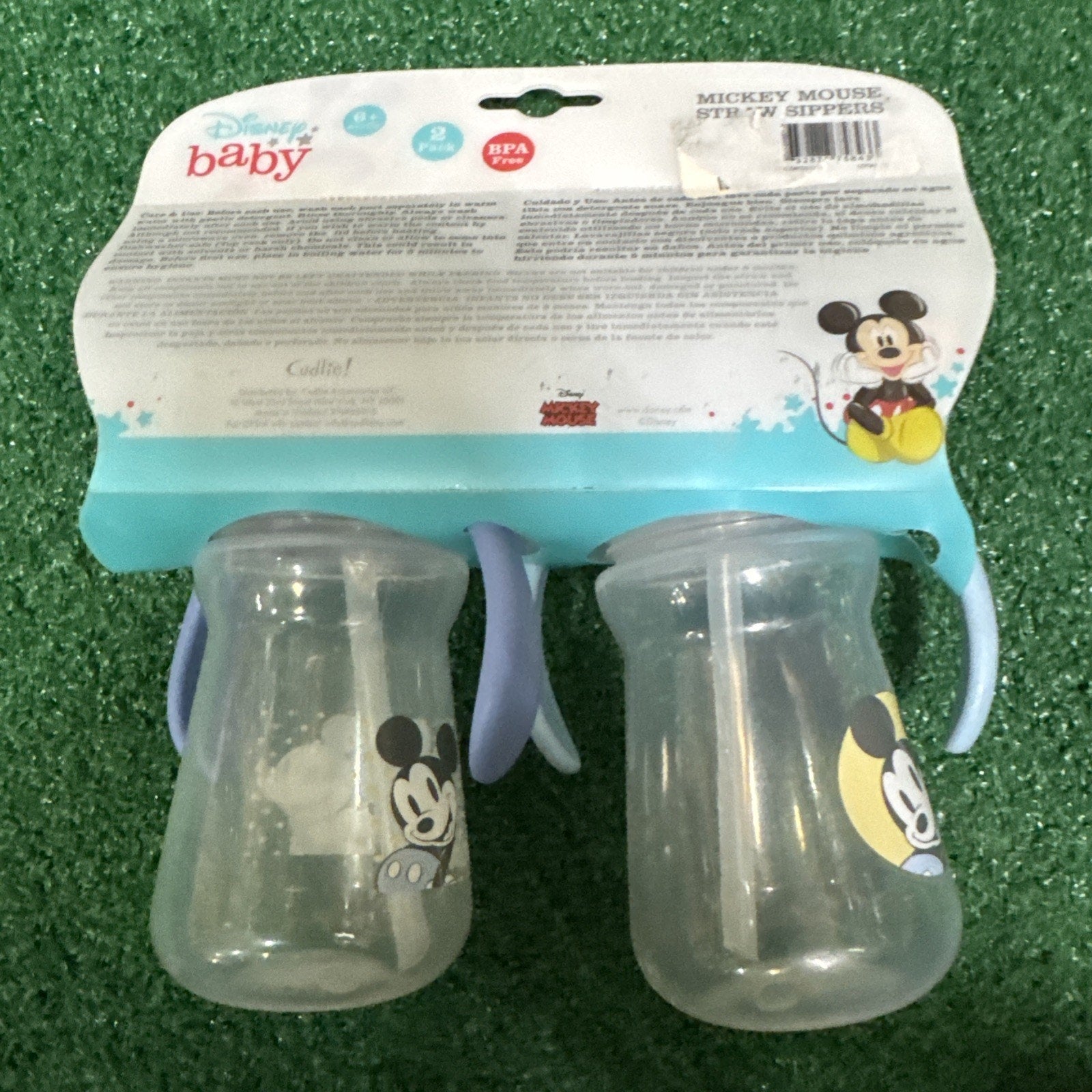 Disney Baby Mickey Mouse Sippy Cup 10 oz 2 Pack