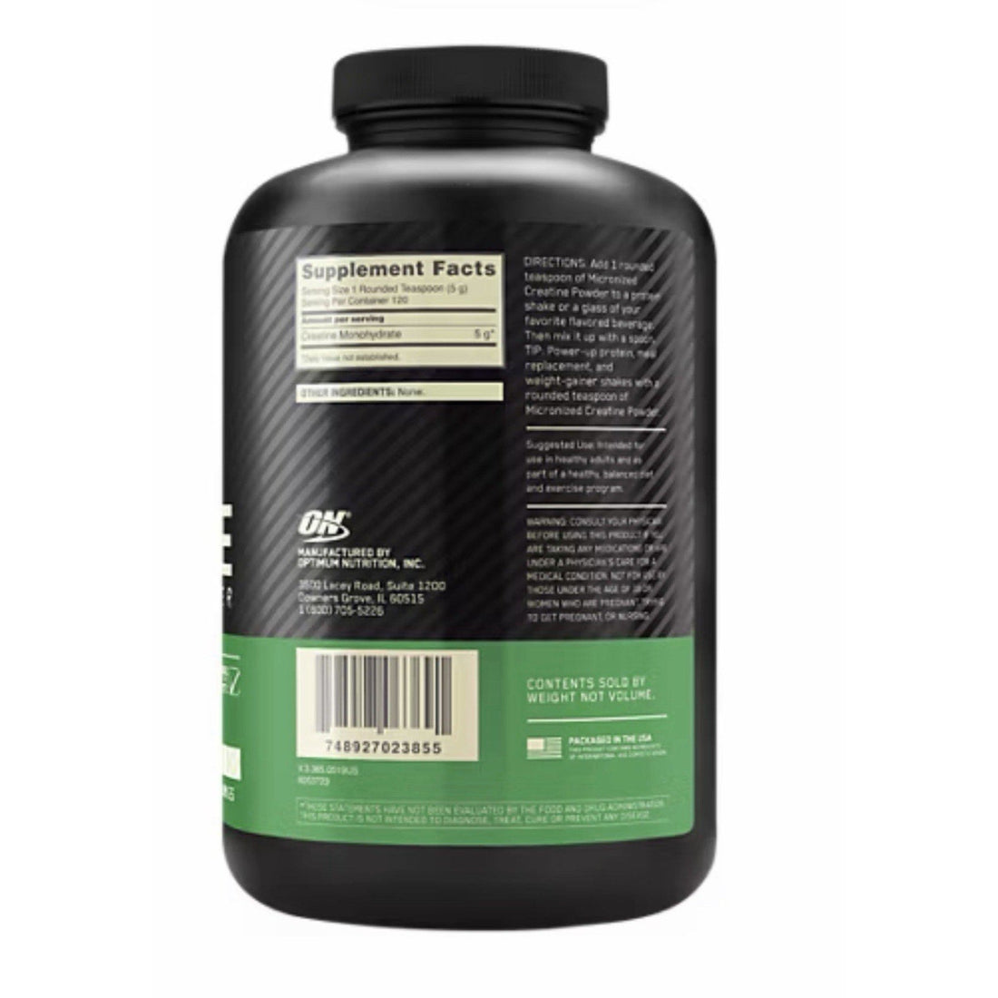 Optimum Nutrition Micronized Creatine Powder, 1.32 lb (600 g)