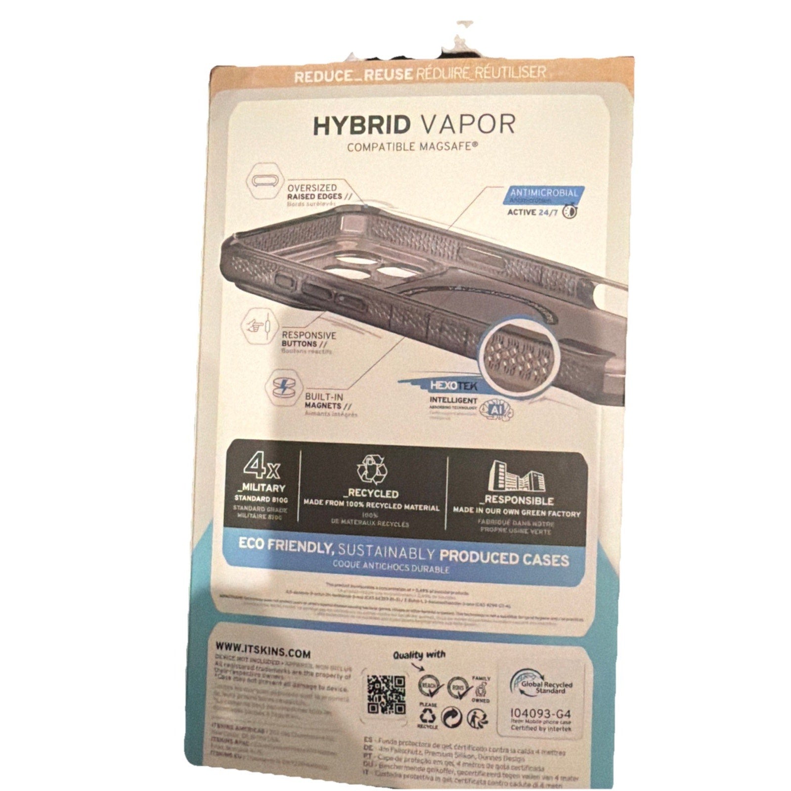 ITSKINS Hybrid Vapor Case for iPhone 17 Pro, MagSafe Compatible (New)