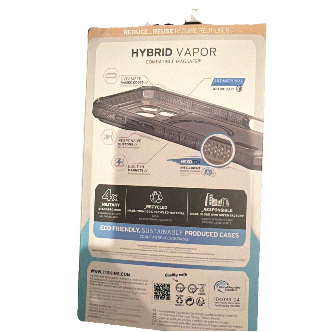 ITSKINS Hybrid Vapor Case for iPhone 17 Pro, MagSafe Compatible (New)