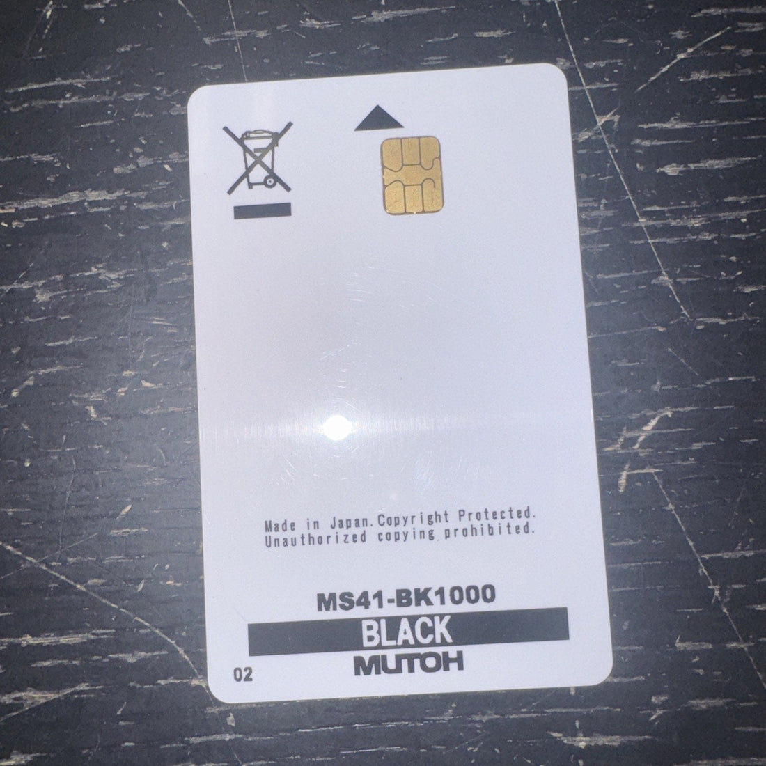 Mutoh MS41 Ink Smart Chip Card, Black