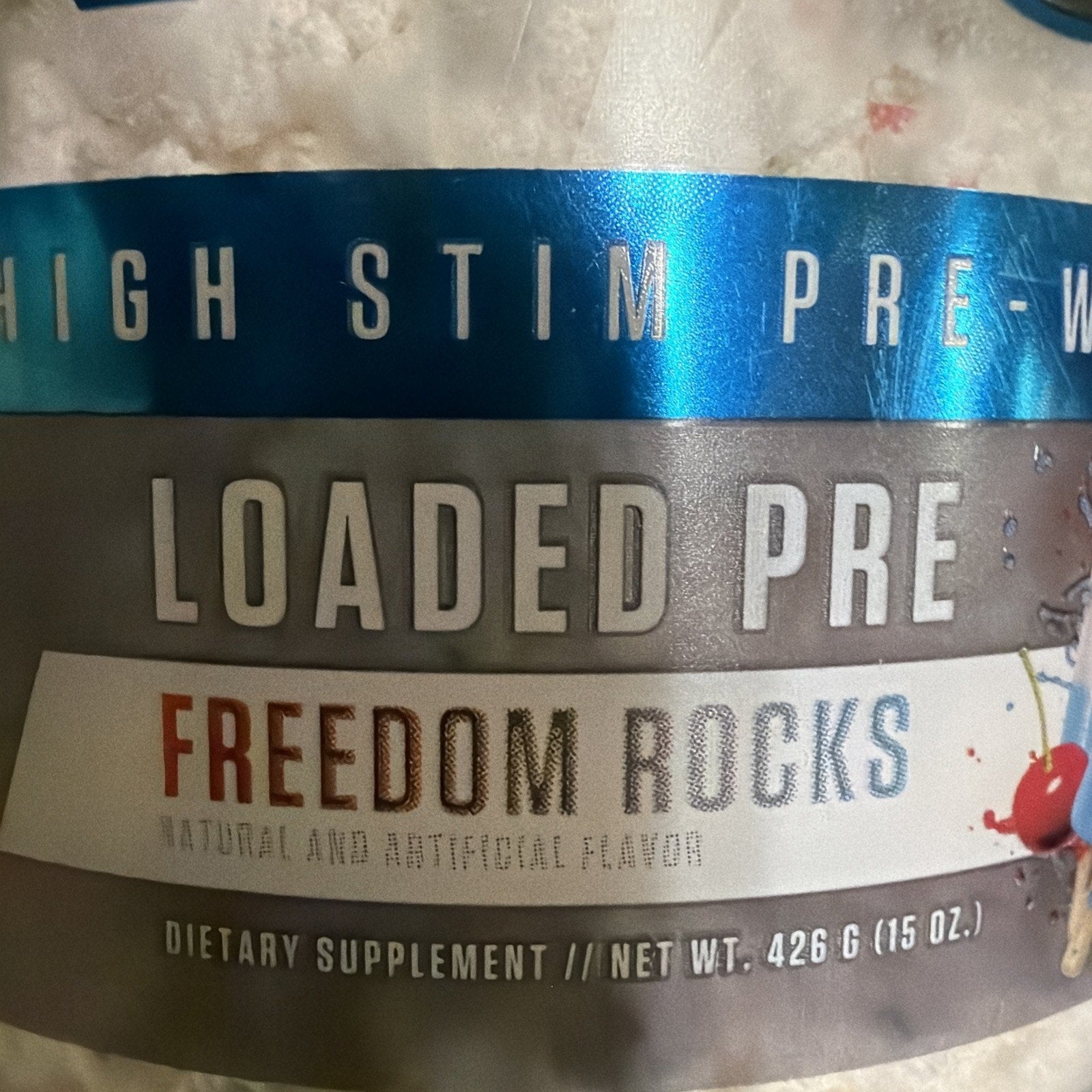 RYSE Loaded Pre, Freedom Rocks, 15oz (426 g)supplement BB 11/2026