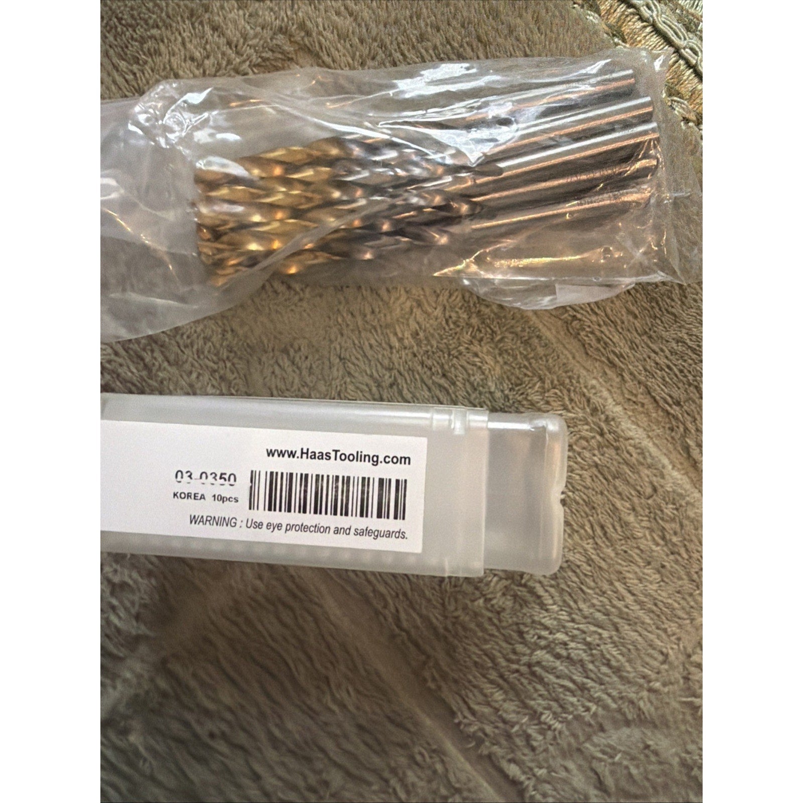 Haas 7/32" HSS Jobber Drill Bits 03-0350 – Set of 10
