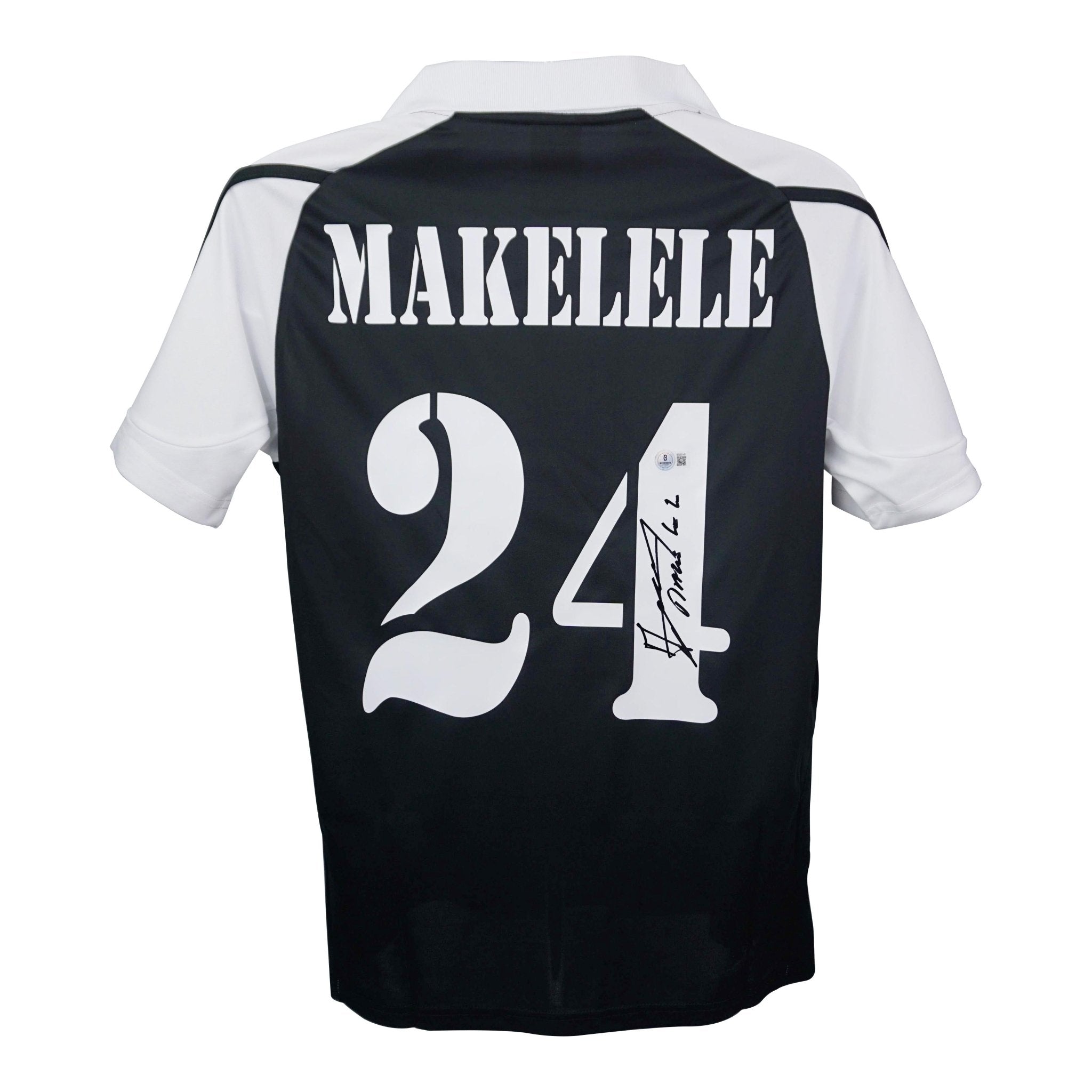 Claude Makelele Signed Real Madrid Adidas Authentic Jersey Beckett Hologram Size large