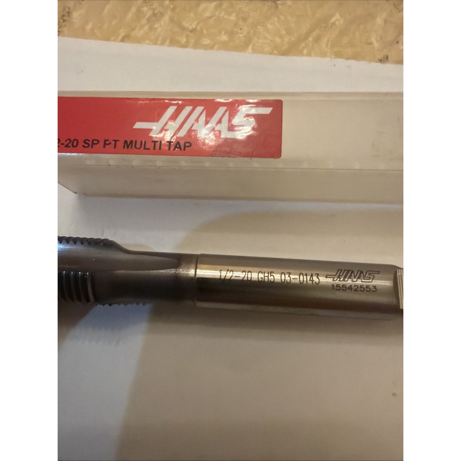 Haas 1/2-20 UNF HSS-E Spiral Flute Tap GH5 TiCN Mod Bottoming 03-0143 New