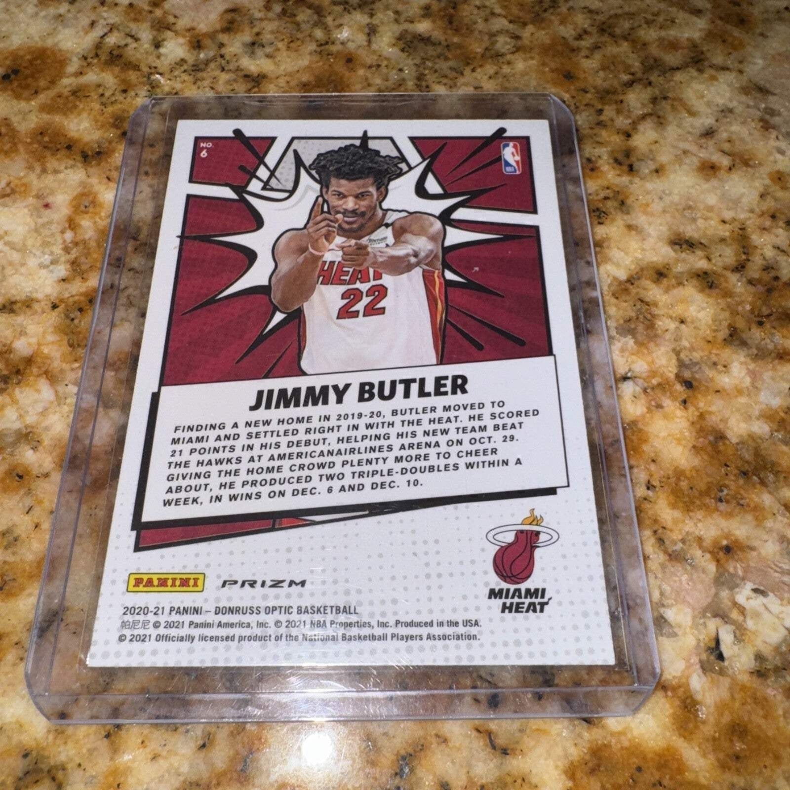 2020-21 Panini Donruss Optic My House #6 Jimmy Butler, Miami Heat Insert